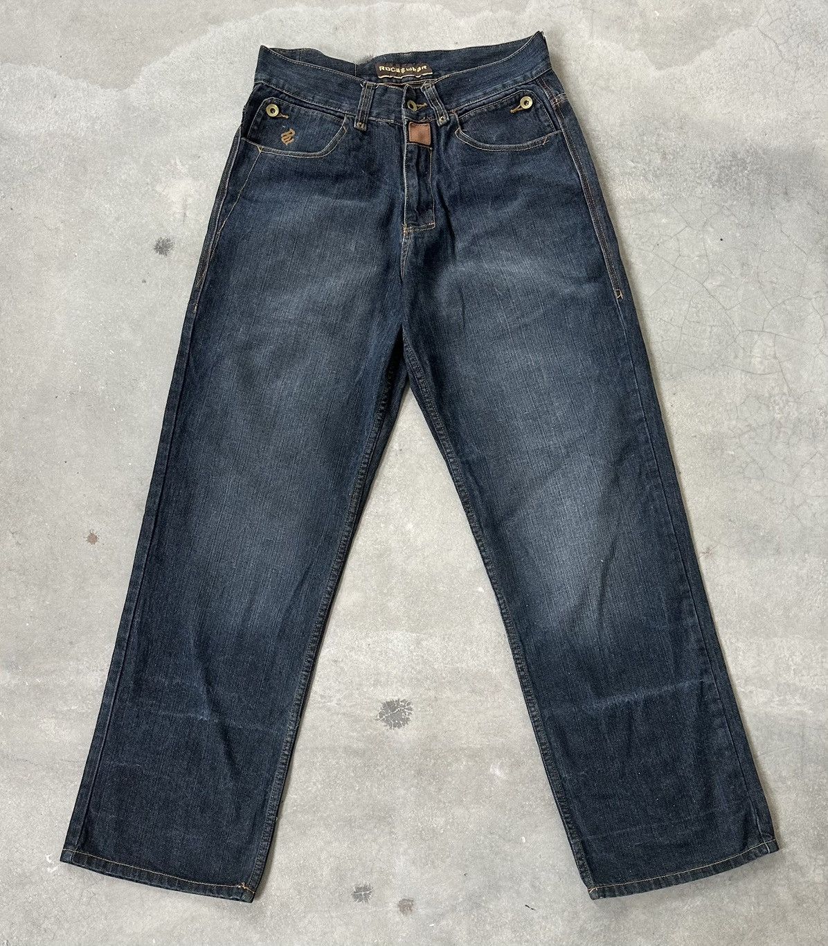 Rocawear VINTAGE ROCAWEAR DOTS POCKET JEANS Size US 33 - 1 Thumbnail