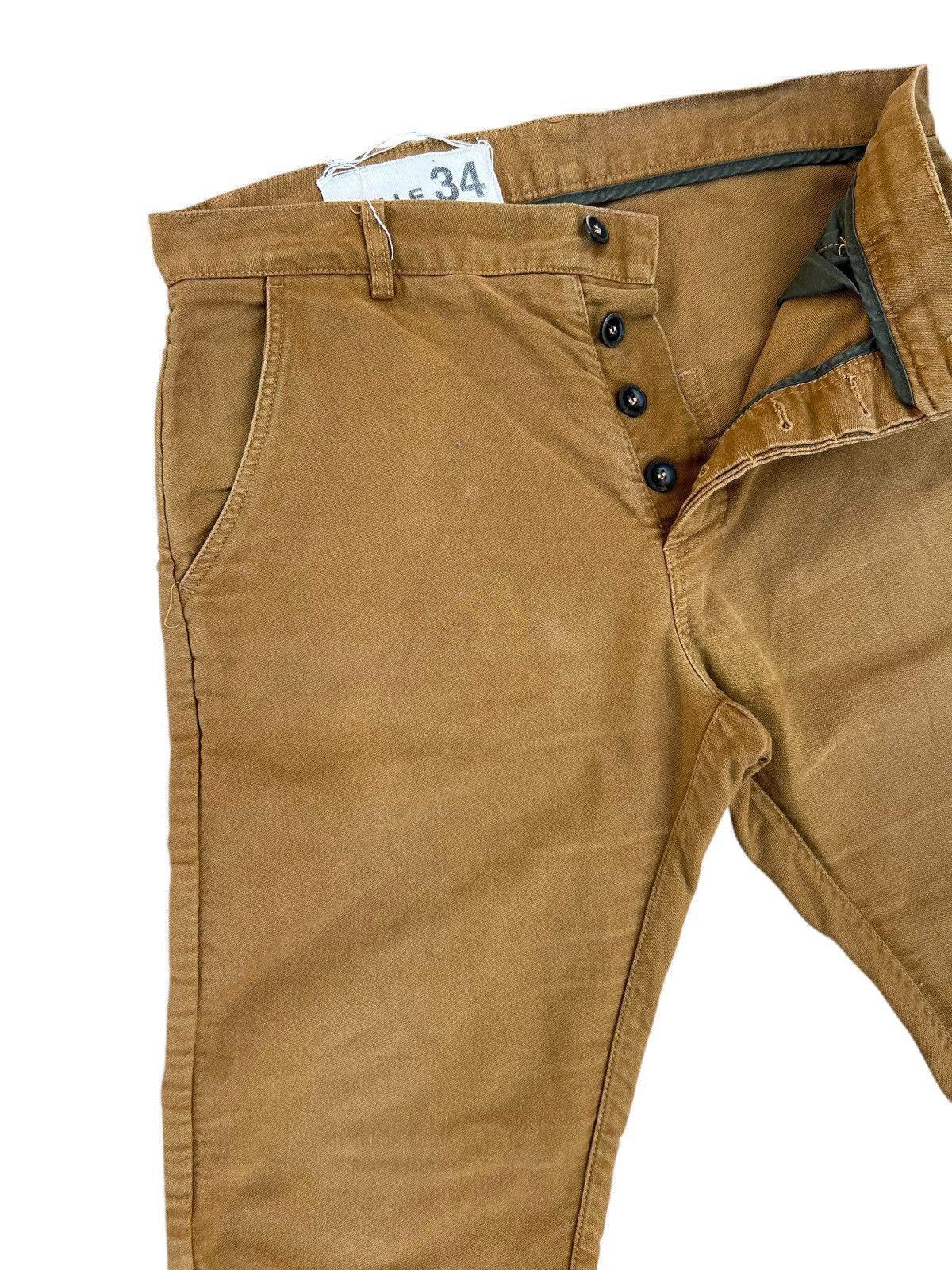 Bleu De Paname BLEU DE PANAME Made in France Buttonfly French Work Pant Size US 34 / EU 50 - 7 Thumbnail