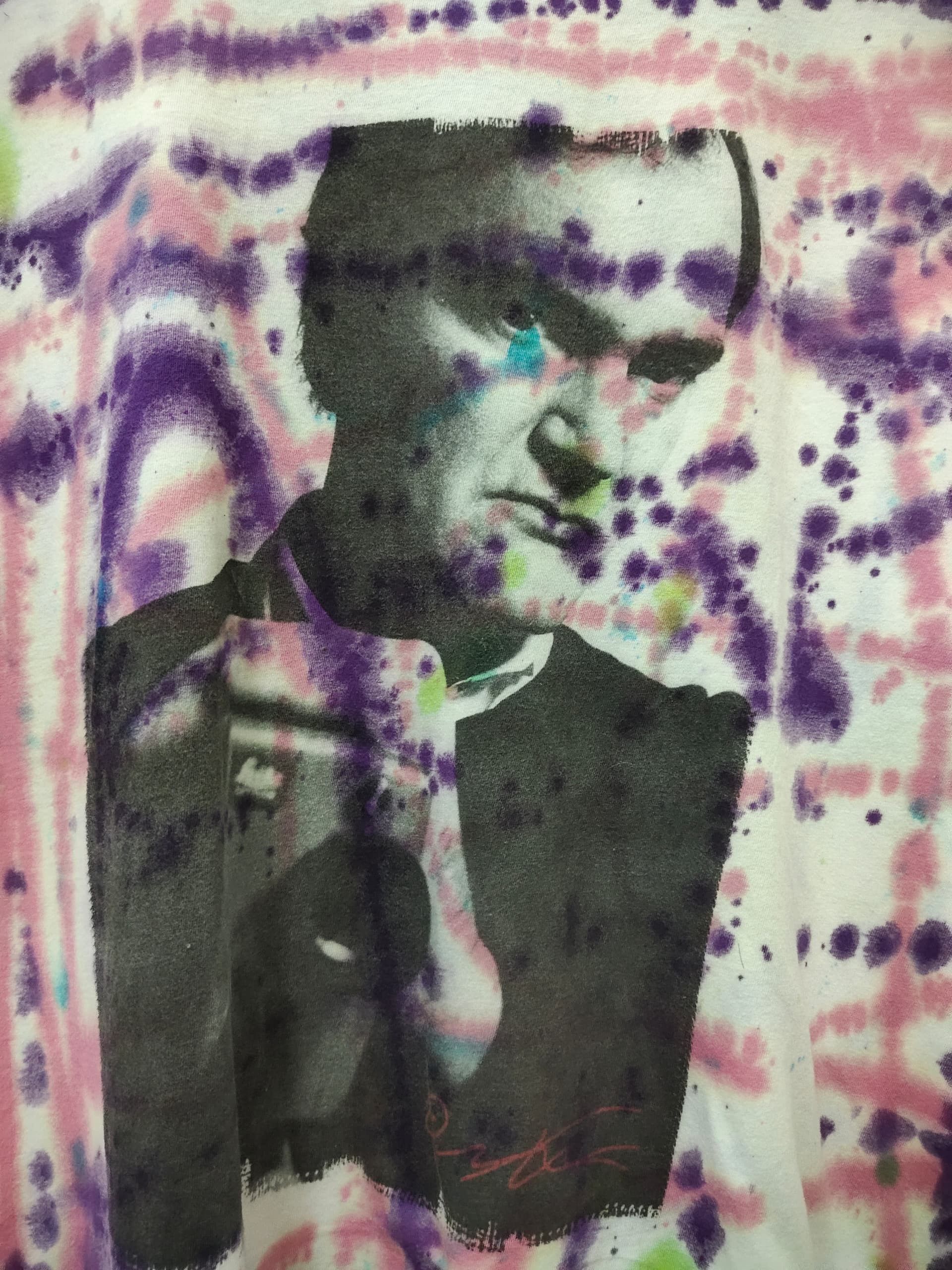 Other Vintage Quentin Tarantino Potrait Absract paint splash tees Size US XL / EU 56 / 4 - 8 Thumbnail