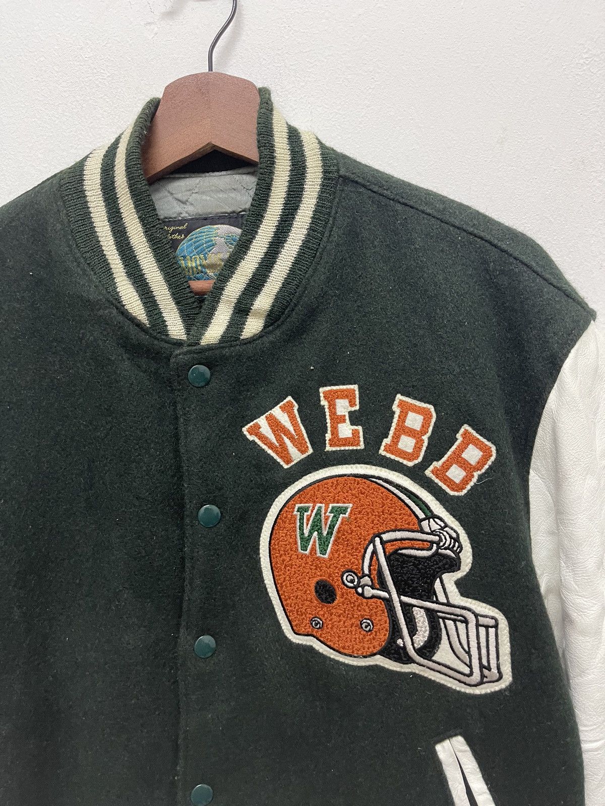 Vintage VINTAGE WEBB VARSITY JACKET MADE IN USA Size US M / EU 48-50 / 2 - 3 Thumbnail