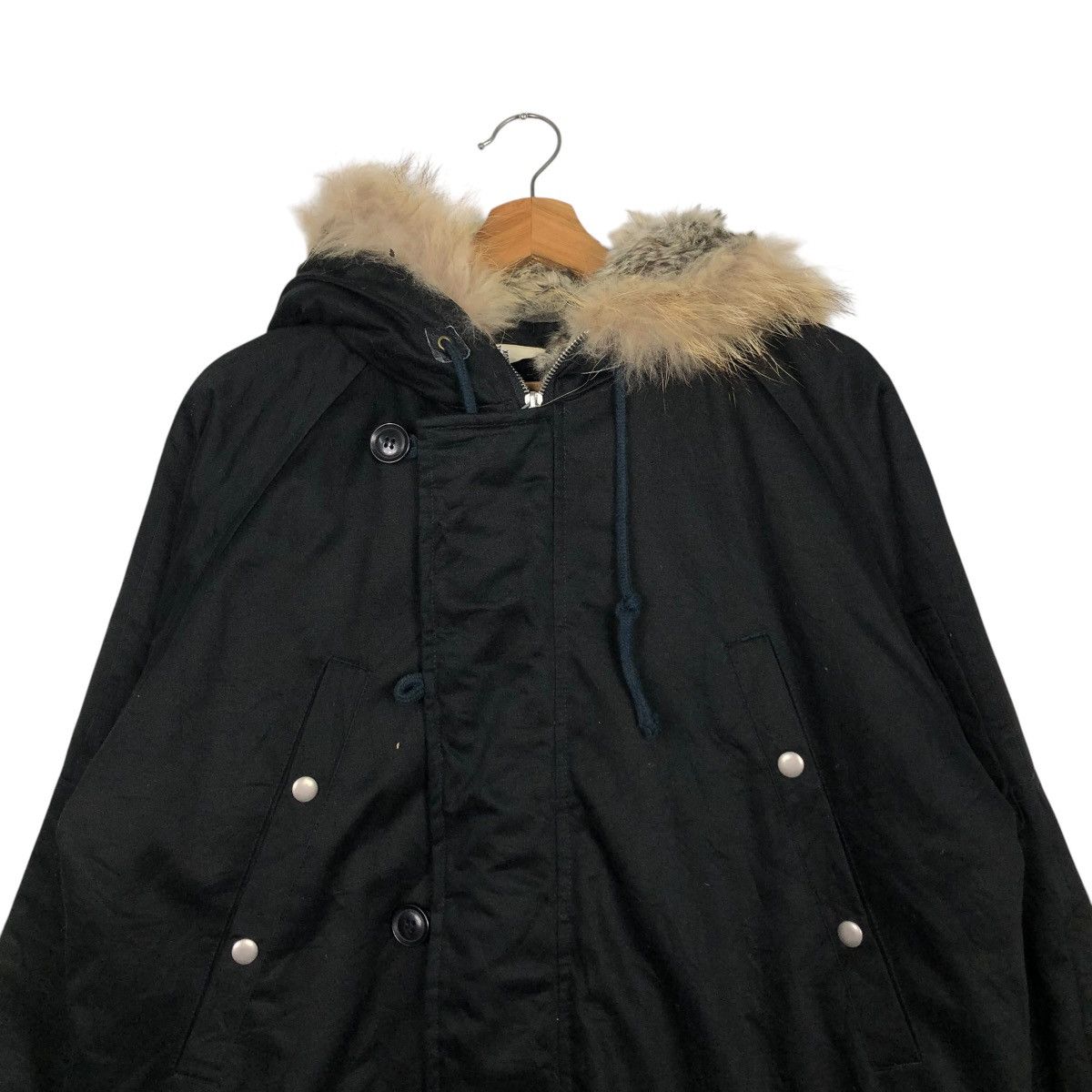Japanese Brand 🔥BIKER JACKET BLANKET FUR HOODIE GLOBAL WORK ISSEY MIYAKE Size US L / EU 52-54 / 3 - 6 Thumbnail