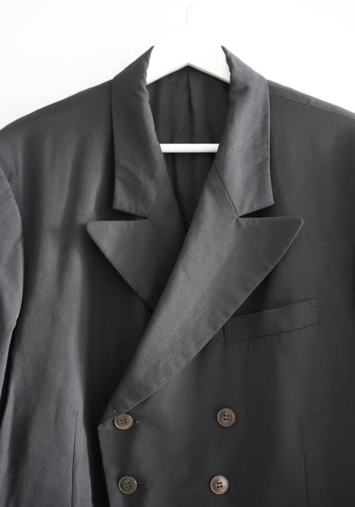 Yohji Yamamoto Yohji Yamamoto 96aw Cowhide Belt Blazer K4 Size US M / EU 48-50 / 2 - 3 Thumbnail
