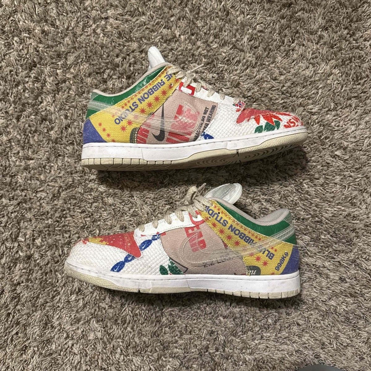 Nike Nike Dunk Low “City Market” Size US 11 / EU 44 - 2 Thumbnail