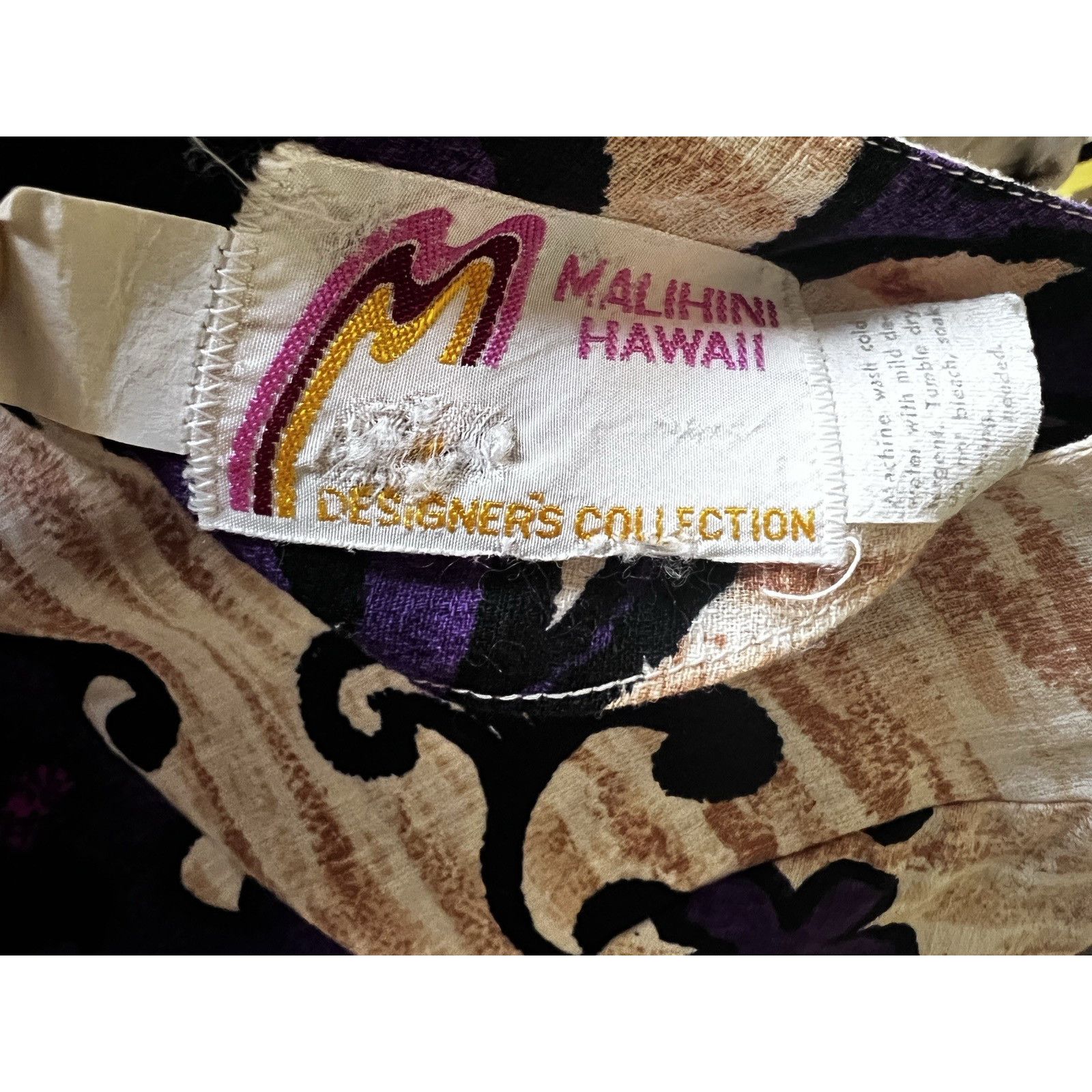 Vintage Vintage Floral Hawaiian Muumuu Midi Barkcloth Dress Medium Size M / US 6-8 / IT 42-44 - 8 Thumbnail