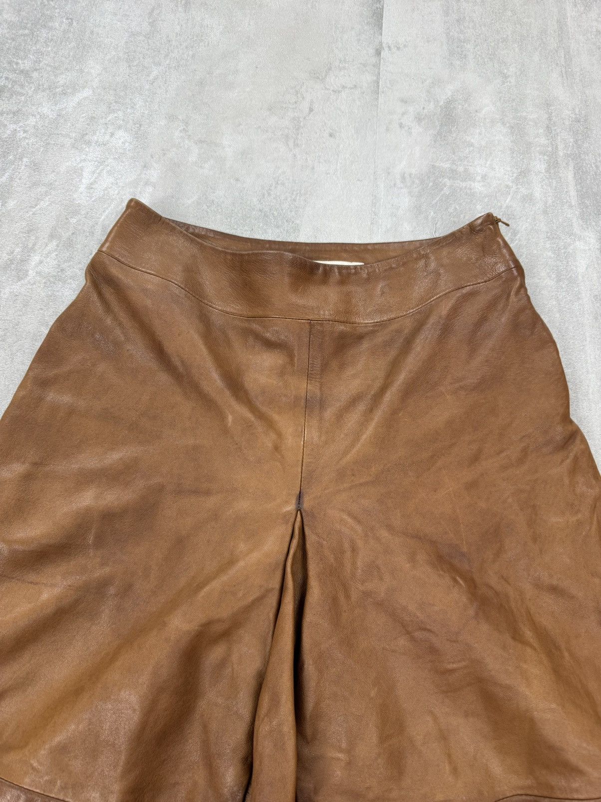 Designer × Karen Millen KAREN MILLEN Leather Mini Dress Womens Size 36 Size 27" / US 4 / IT 40 - 3 Thumbnail