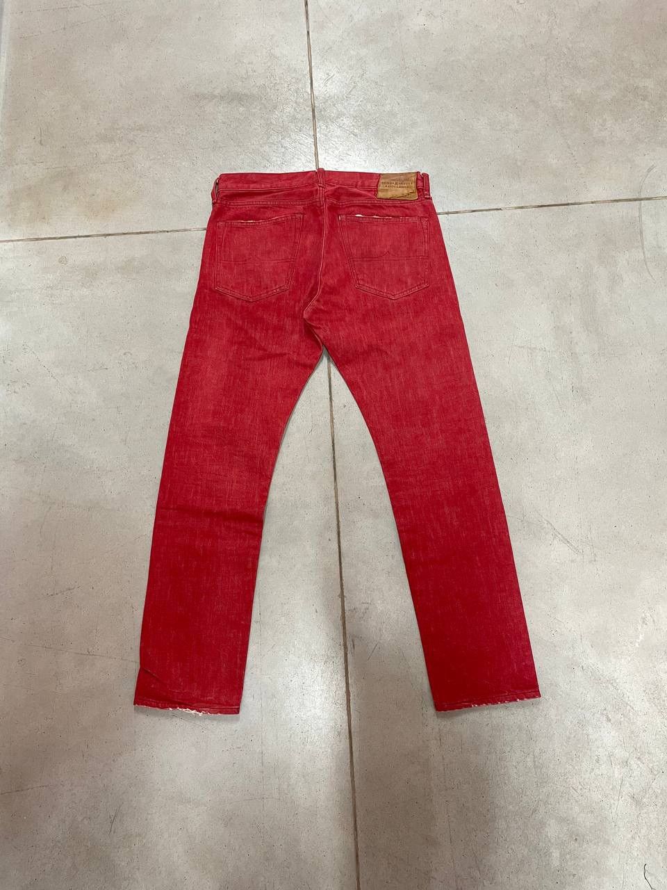 Nice Design Vintage Polo Ralph Lauren Jeans Red Denim Pants
