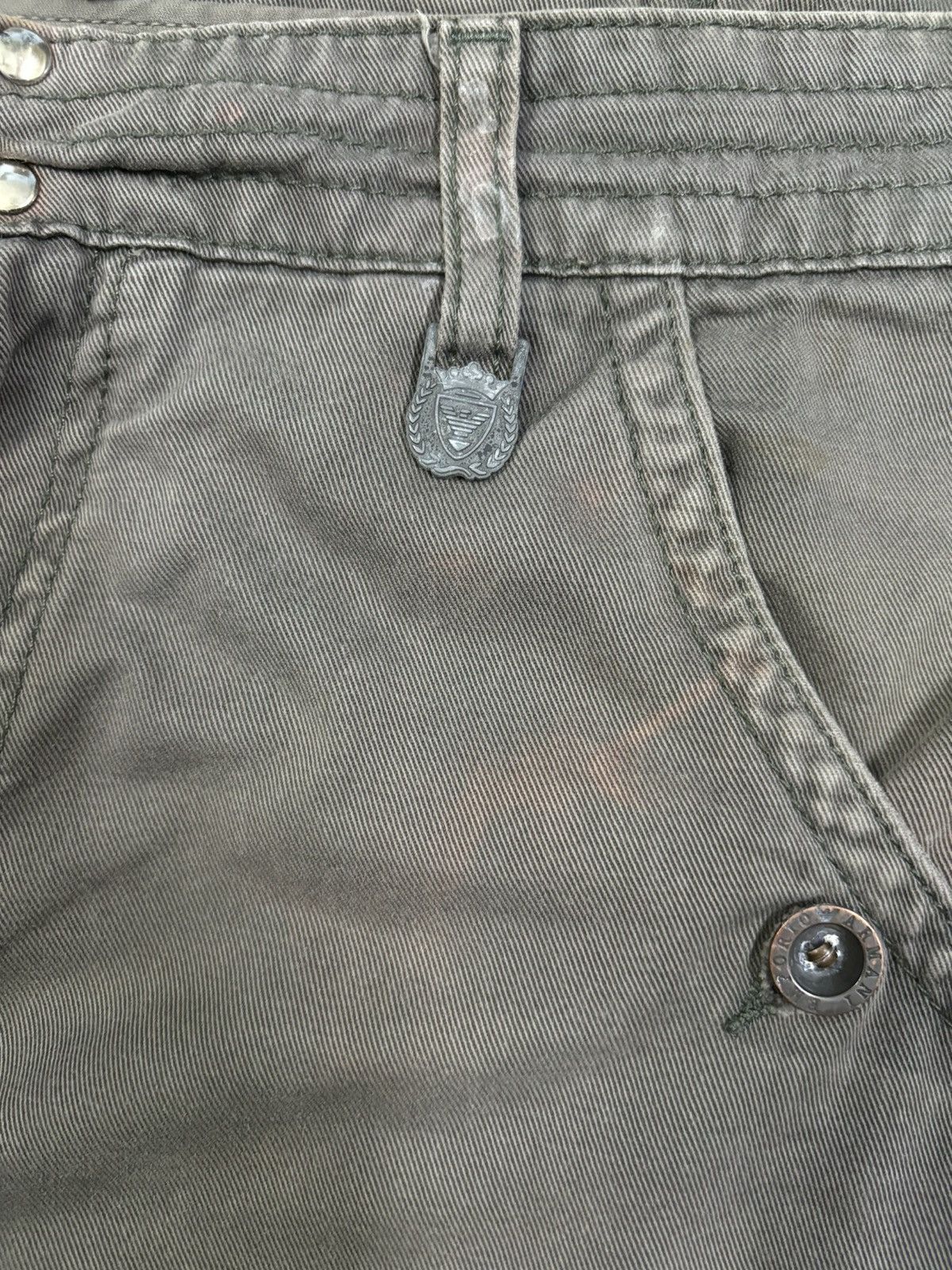 Emporio Armani Vintage Emporio Armani Thrashed Loose Utility Cargo Pants Size US 36 / EU 52 - 6 Thumbnail