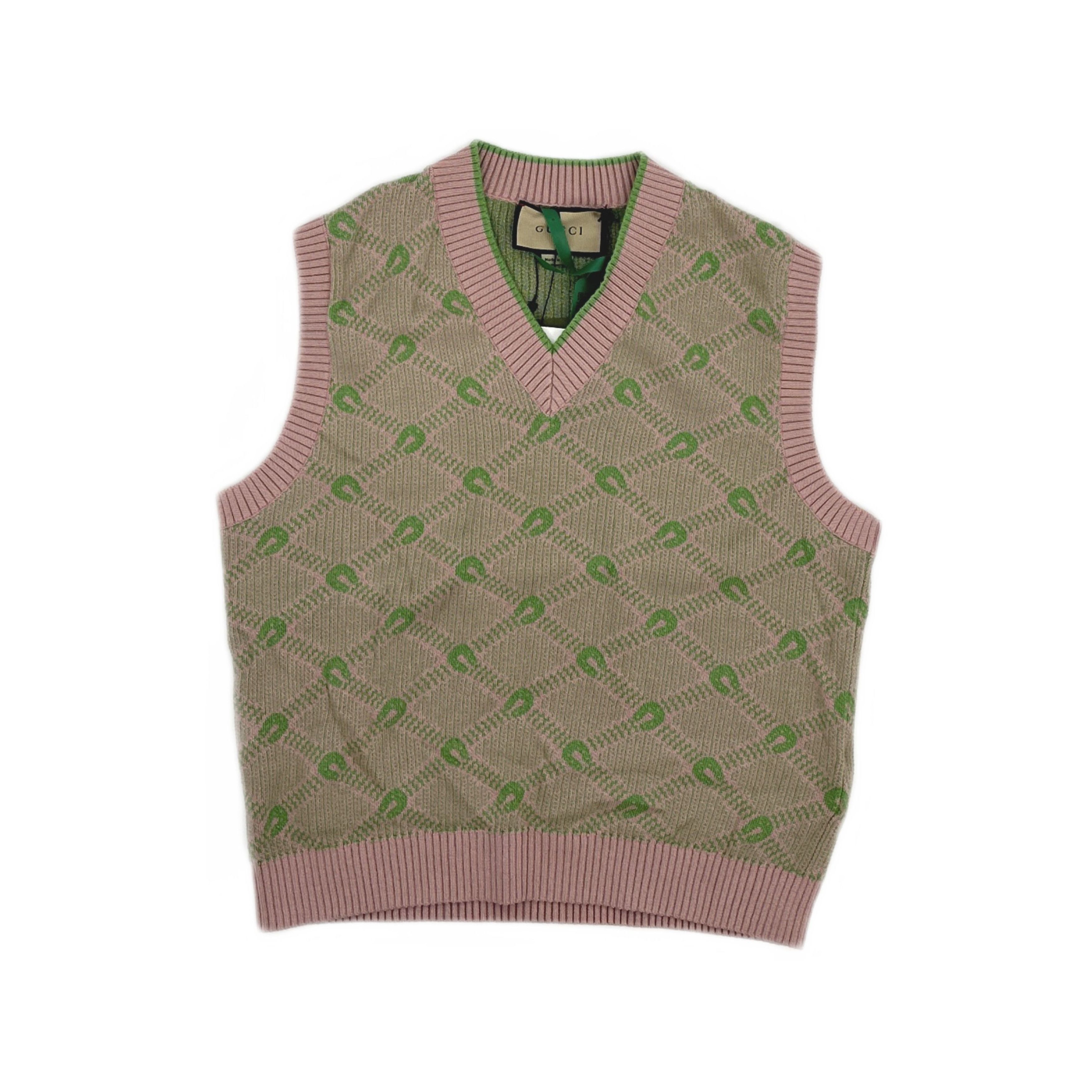 Gucci Gucci Jacquard Horsebit Knit Vest S Size US S / EU 44-46 / 1 - 1 Thumbnail