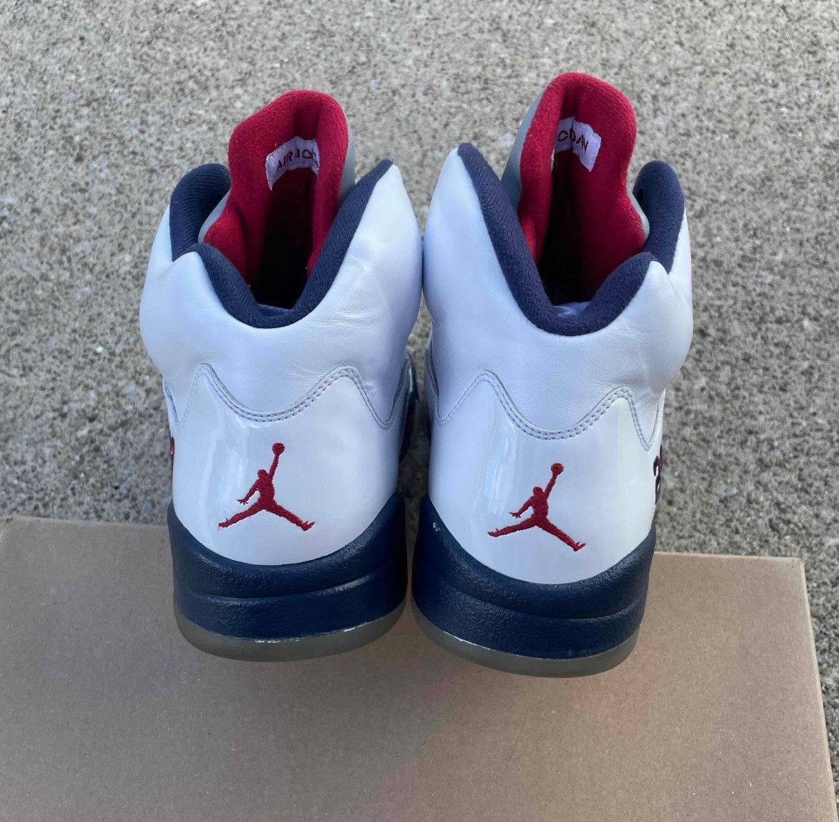 Jordan Brand Size 12-Jordan 5 Independence Day 2011 No Box Lightly Worn Size US 12 / EU 45 - 4 Thumbnail