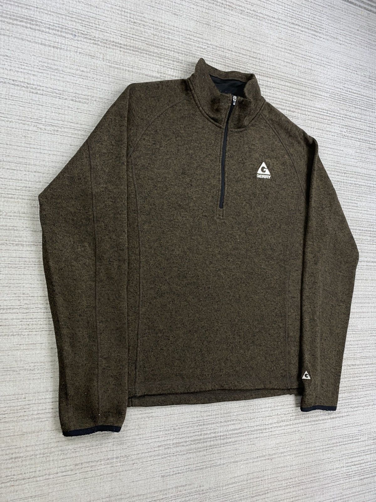Japanese Brand × Vintage Vintage Gerry Half Zipper Longsleeve Sweatshirt Size US XL / EU 56 / 4 - 4 Thumbnail