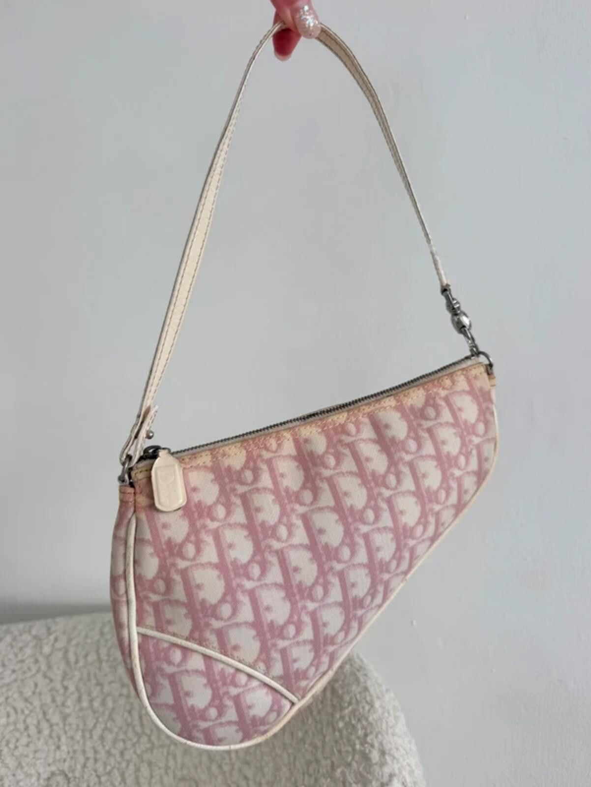 Dior Christian Dior Pink Monogram Pochette Size ONE SIZE - 3 Thumbnail
