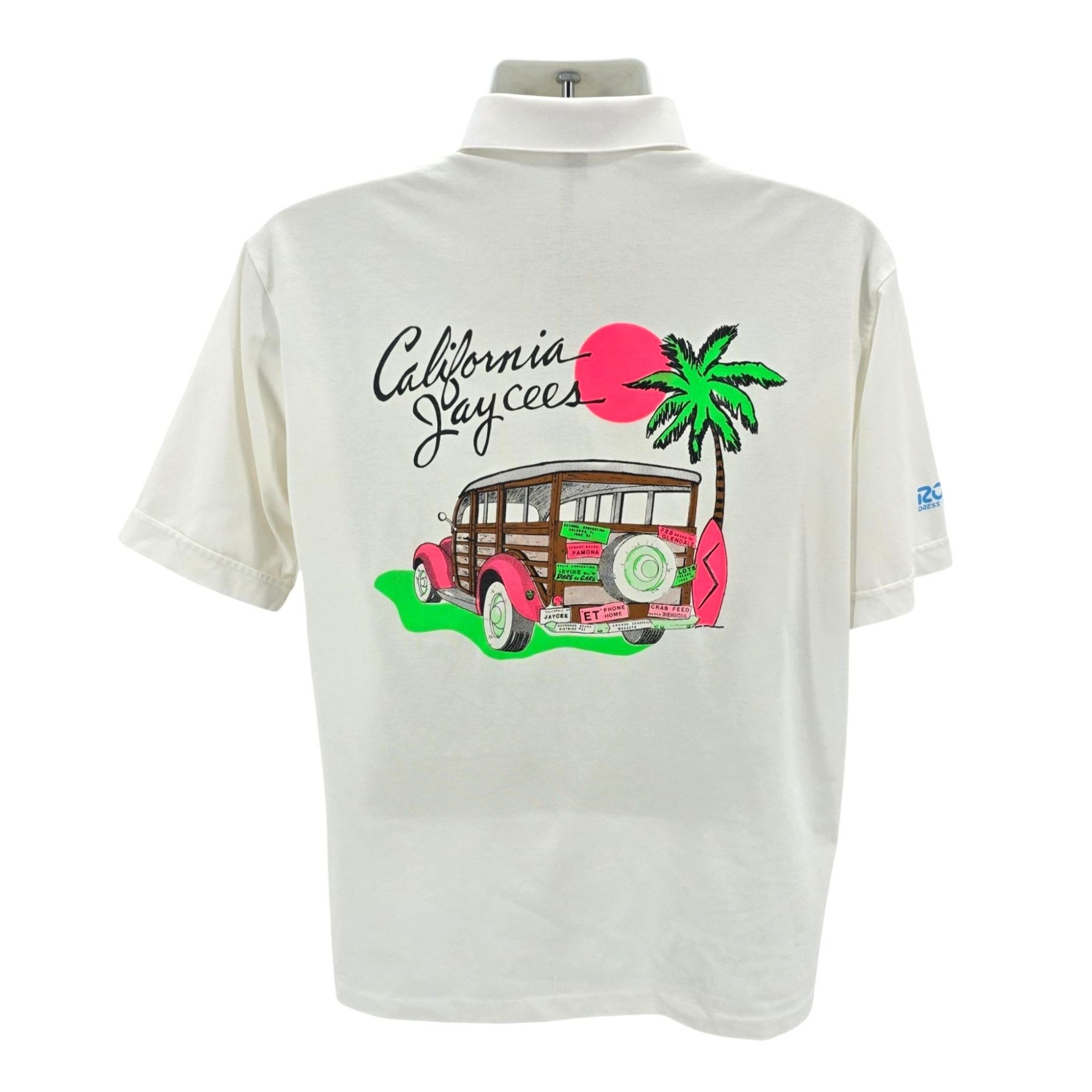 Pierre Cardin Vintage Pierre Cardin California Jaycees Mens Large Polo Size US L / EU 52-54 / 3 - 11 Thumbnail