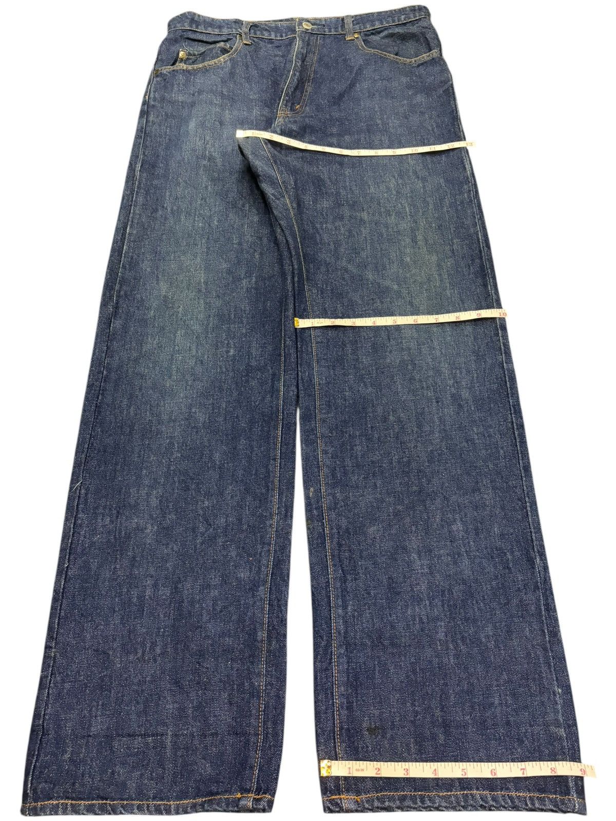 Big John Vintage Big John Blue Wash Loose Jeans Size US 33 - 8 Thumbnail