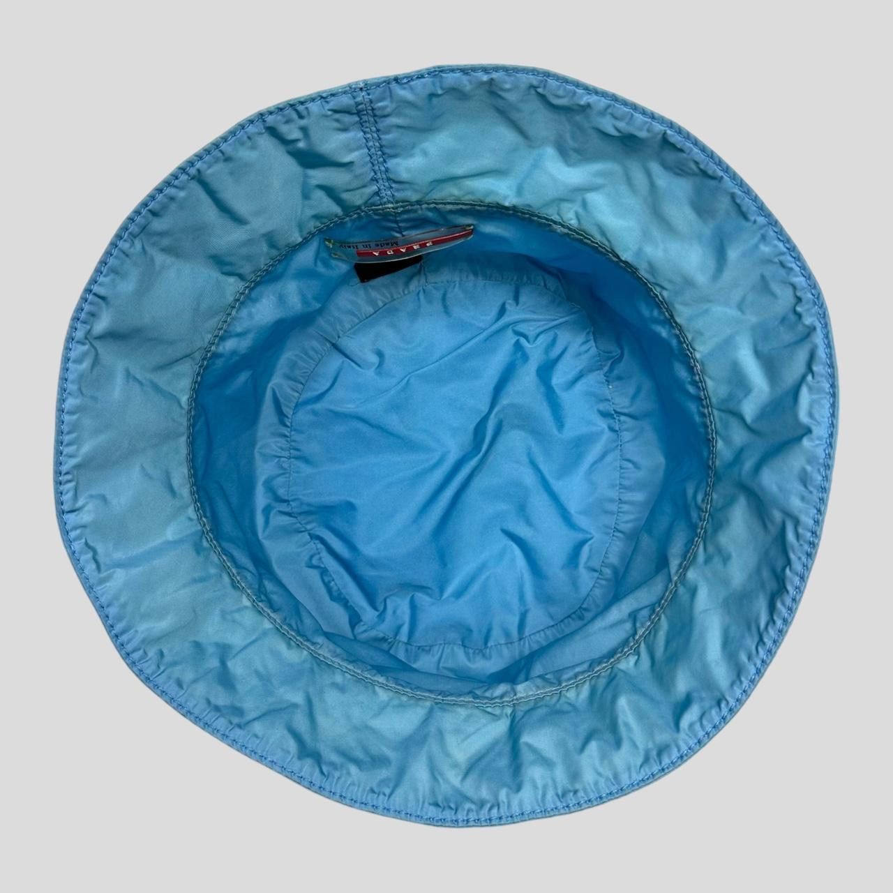 Prada Prada Sport SS99 Baby Blue Nylon Bucket Hat - M Size ONE SIZE - 5 Thumbnail