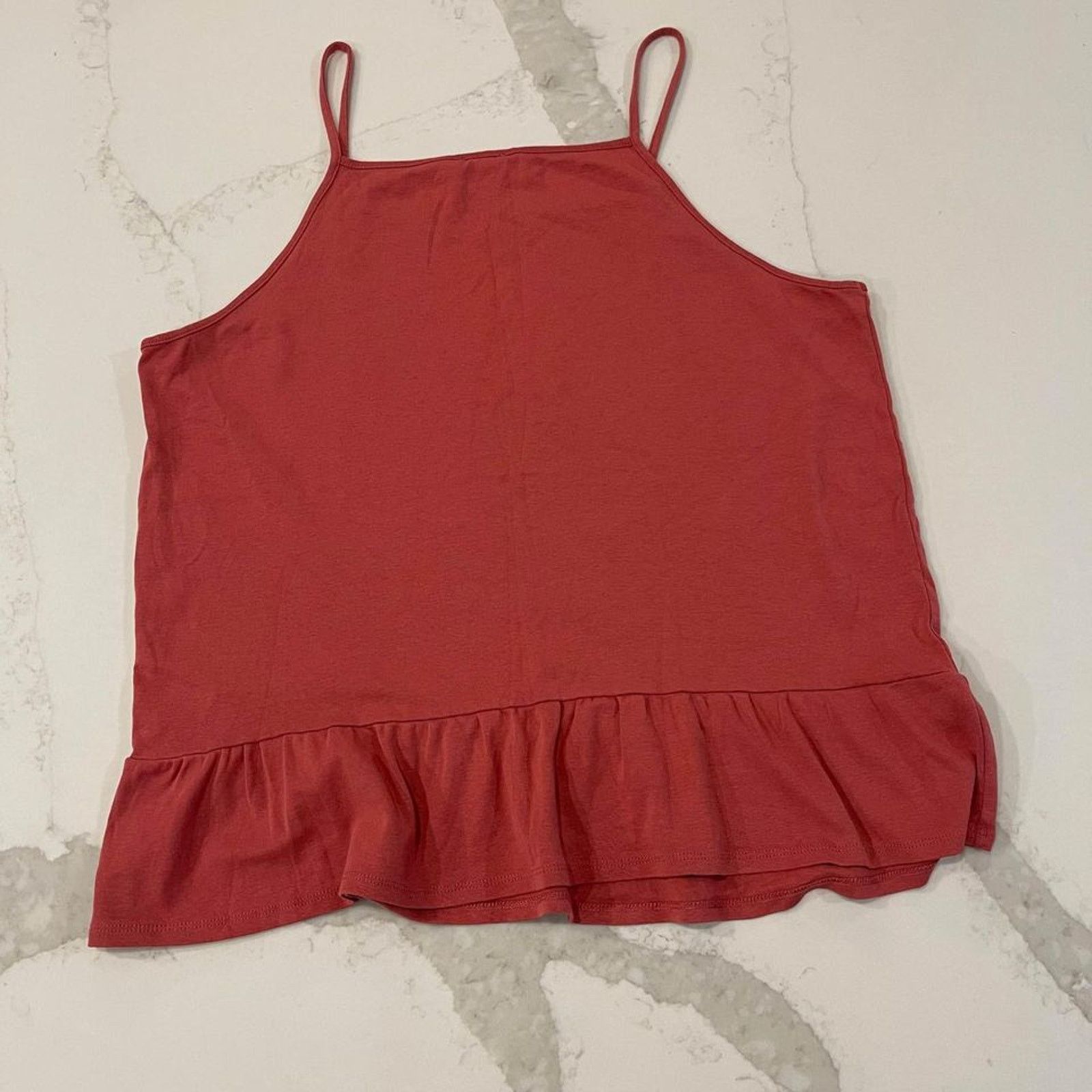 J.Crew J. Crew Ruffle Peplum Cami Tank Top Minimalist Womens XXL Size XXL / US 16-18 / IT 52-54 - 4 Thumbnail