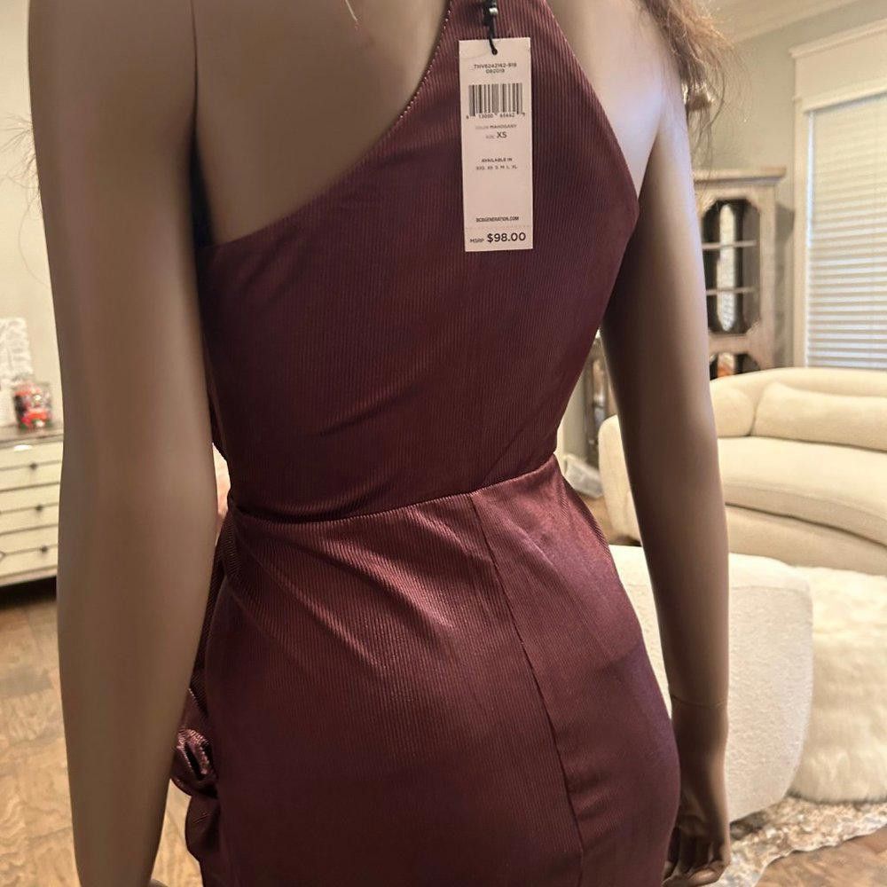 Designer BCBGeneration Drape Pocket Cami Mini Dress Size XS / US 0-2 / IT 36-38 - 6 Thumbnail