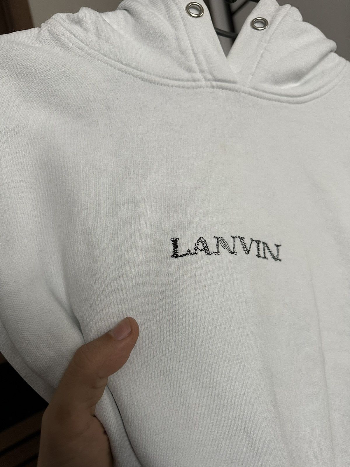 Lanvin Lanvin Paris Hoodie Pullover Size US XL / EU 56 / 4 - 14 Thumbnail