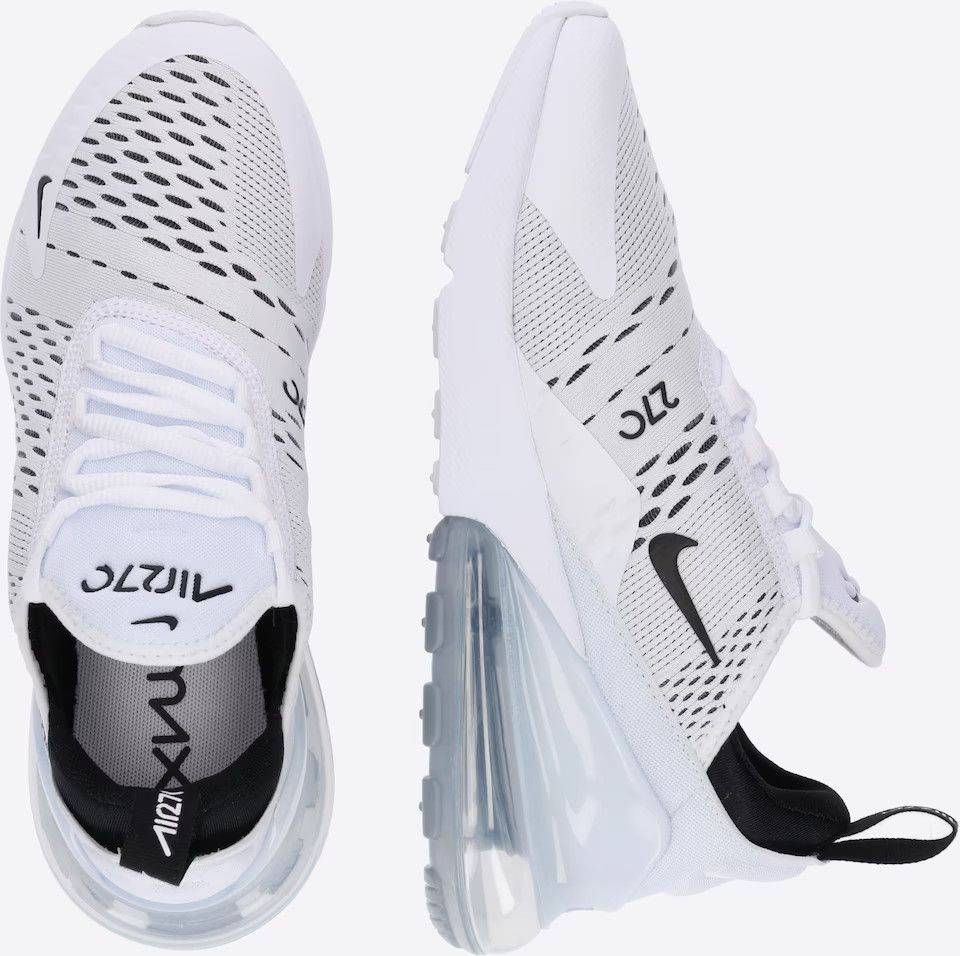 Nike Air Max 270 White Black Womens Size US 6 / IT 36 - 1 Thumbnail