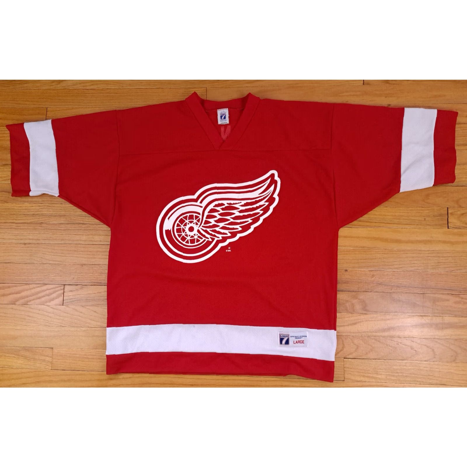 Logo 7 VINTAGE Detroit Red Wings Brendon Shanahan Home Jersey USA Logo 7 Sweatshirt Pullover Large L Red Mens Size US L / EU 52-54 / 3 - 4 Thumbnail
