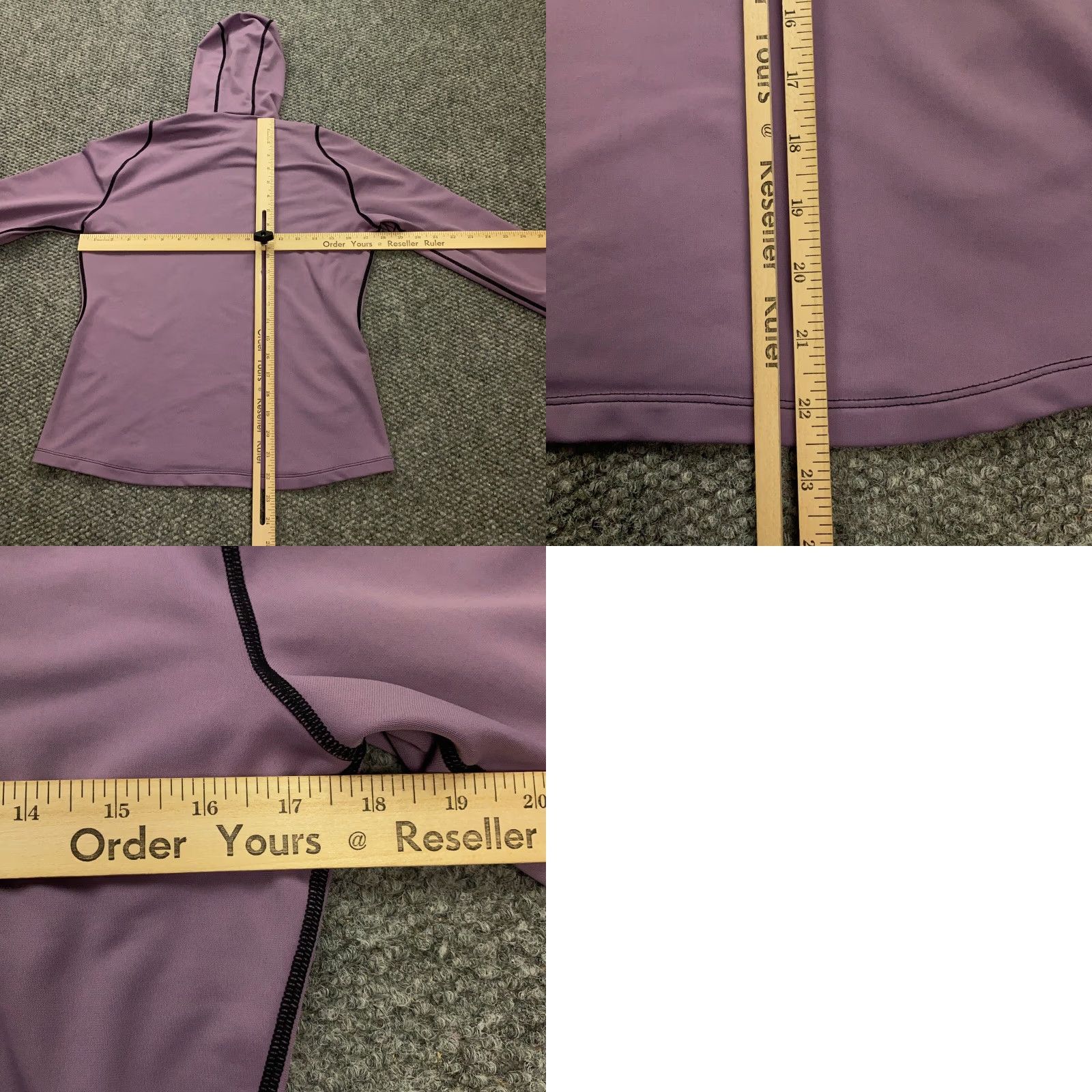 Vintage Sugoi Active Shirt Womens Medium Purple Hooded Stretch Size M / US 6-8 / IT 42-44 - 8 Thumbnail