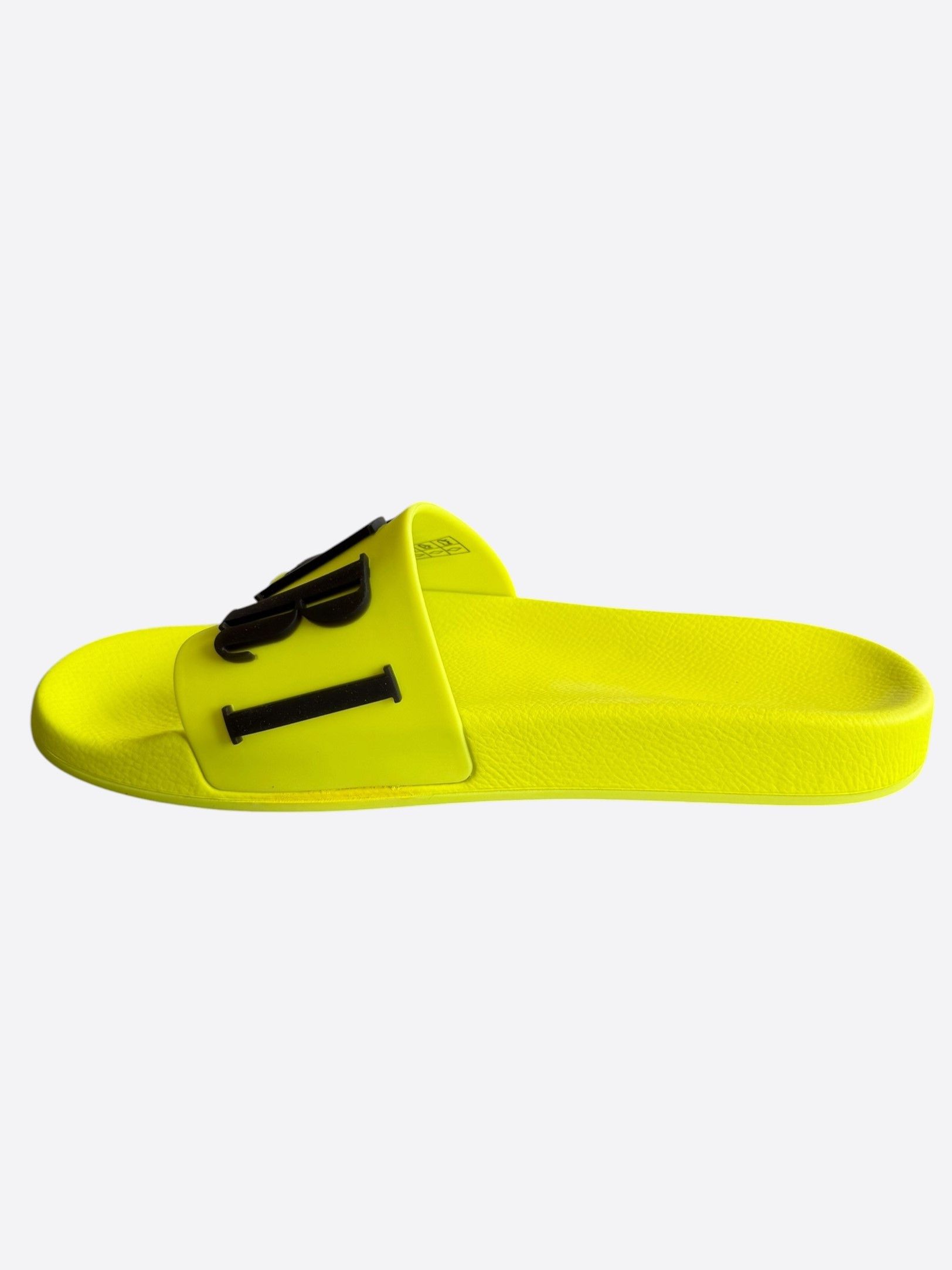 Amiri Amiri Yellow & Black Logo Rubber Slides Size US 9 / EU 42 - 6 Thumbnail