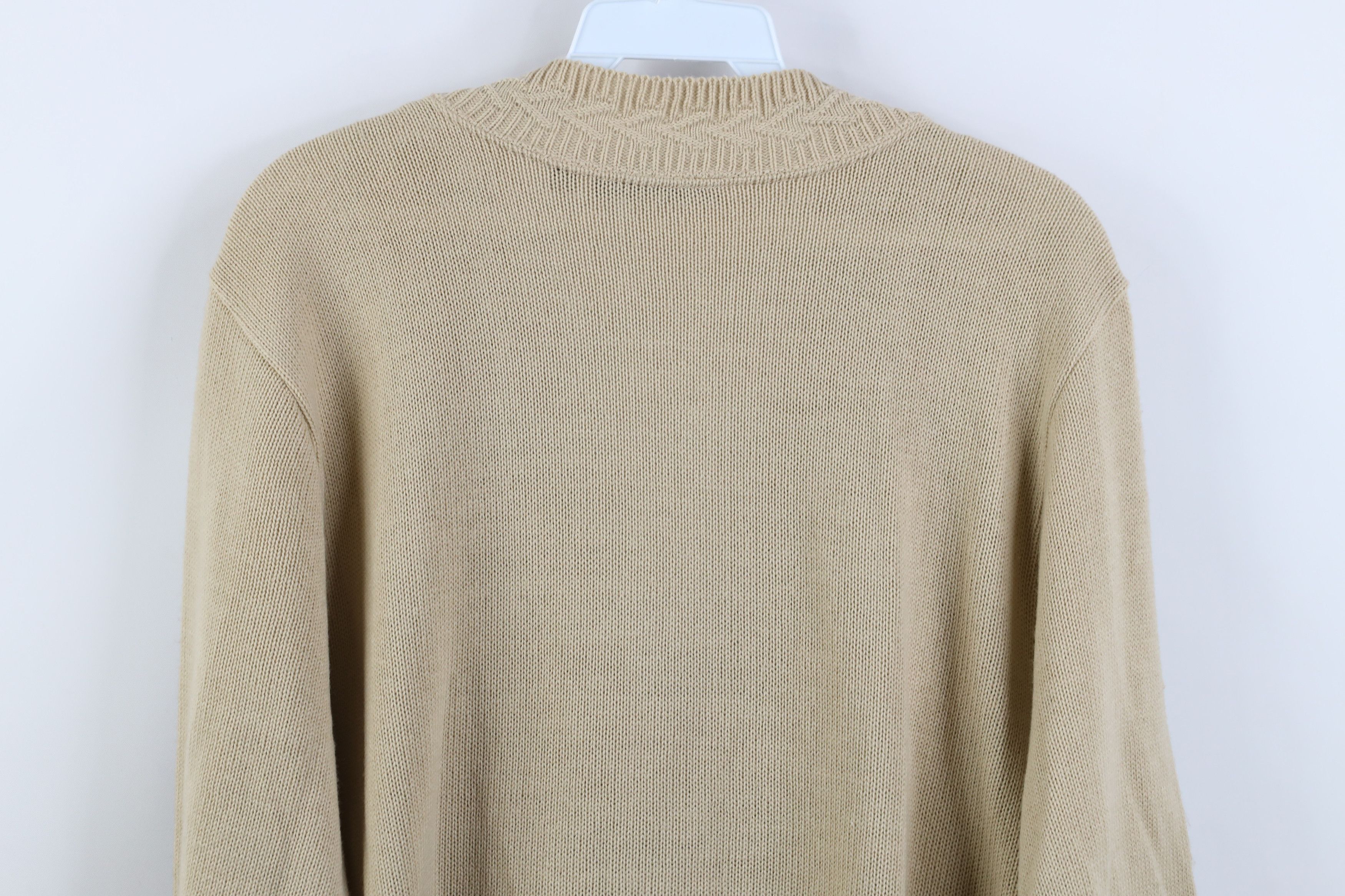 Vintage Vintage 90s Streetwear Knit Big Button Cardigan Sweater US Size L / US 10 / IT 46 - 11 Thumbnail