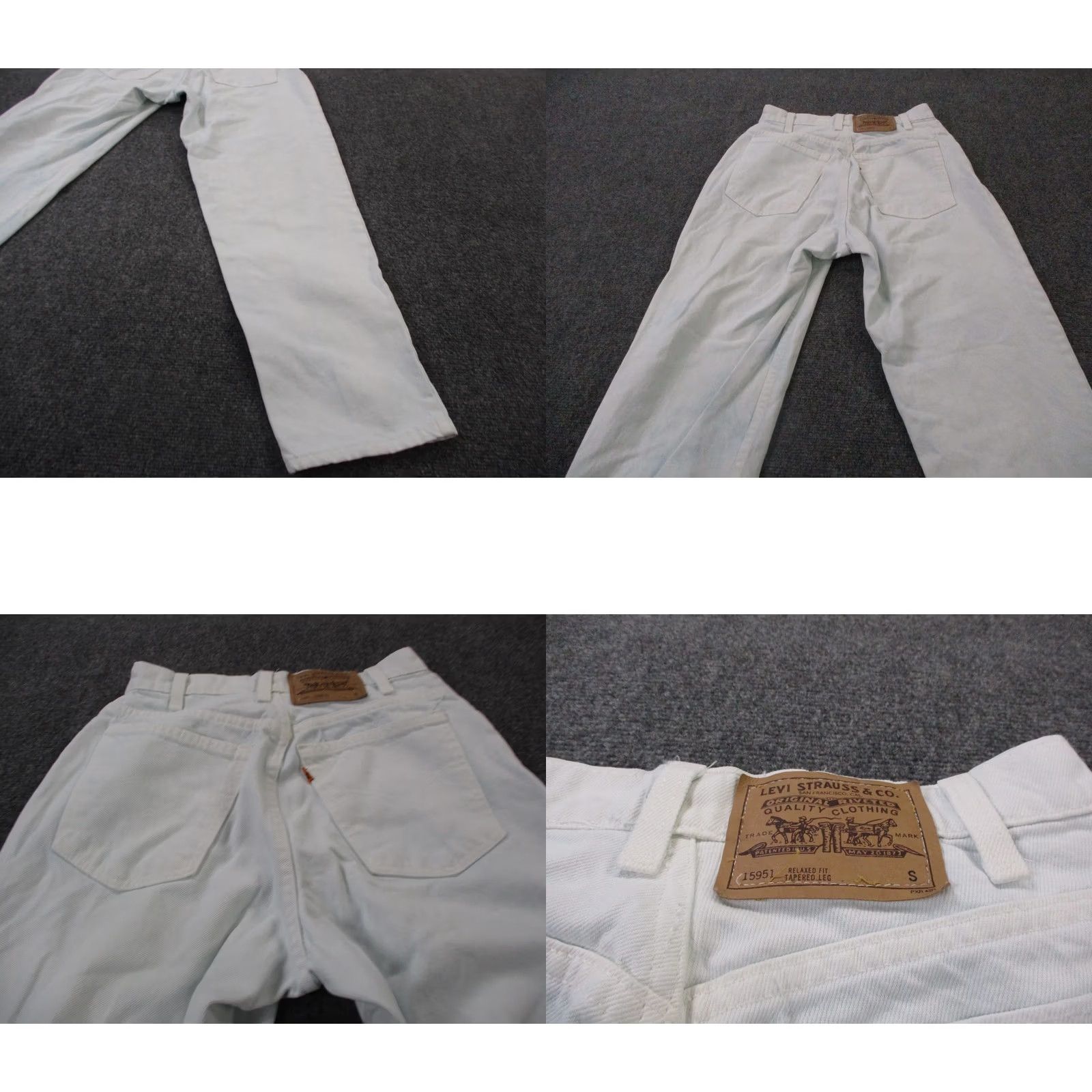 Levi's Levi's Jeans Women 10 Short Denim Straight Relaxed Tapered 550 Orange Tab White 28x30 Womens Jeans Size 28" / US 6 / IT 42 - 10 Thumbnail