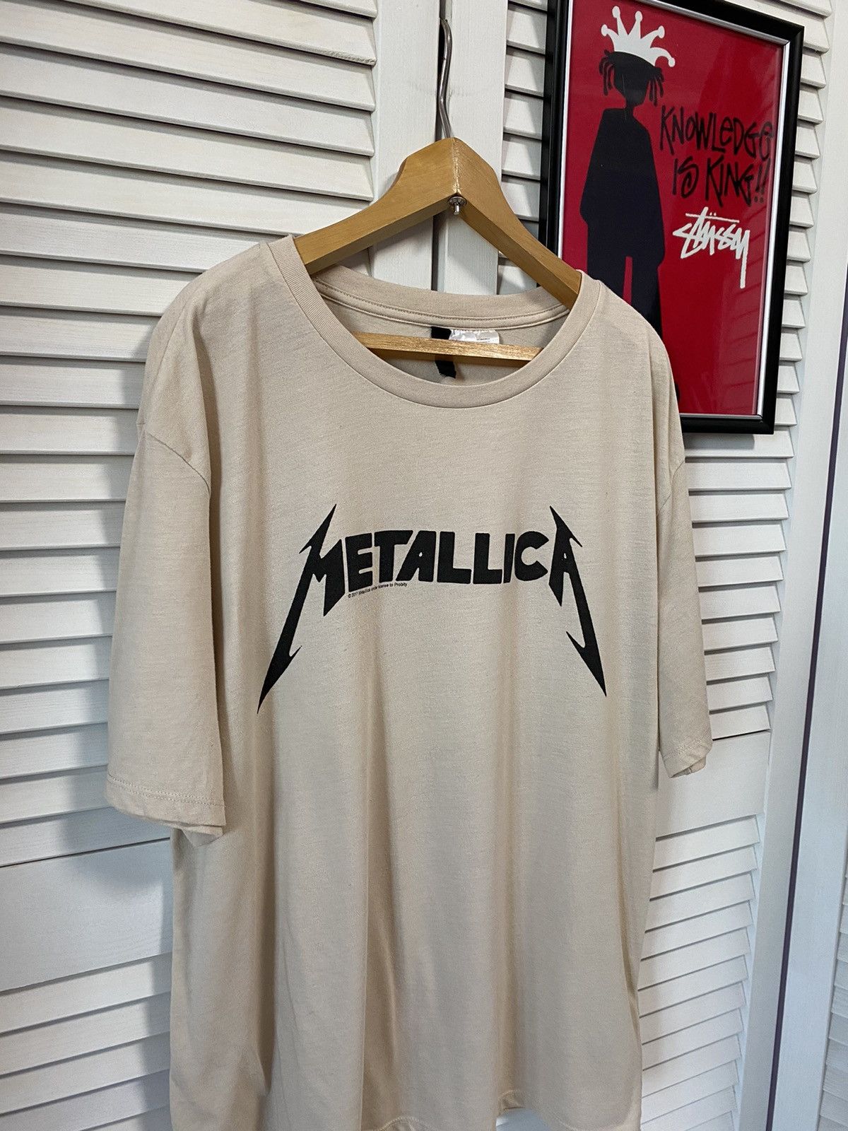 Metallica × Vintage T-Shirt Tee Metallica Centre Logo 2017 Y Size US L / EU 52-54 / 3 - 2 Thumbnail