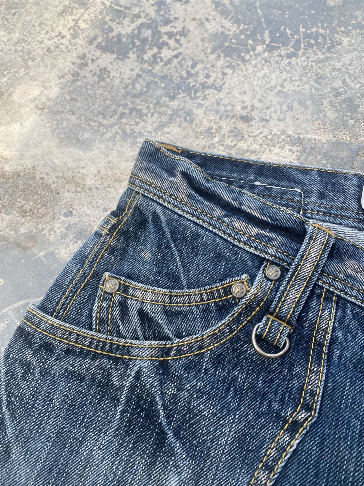 If Six Was Nine GENOESE Vampire Flared Jeans Size US 27 - 10 Thumbnail