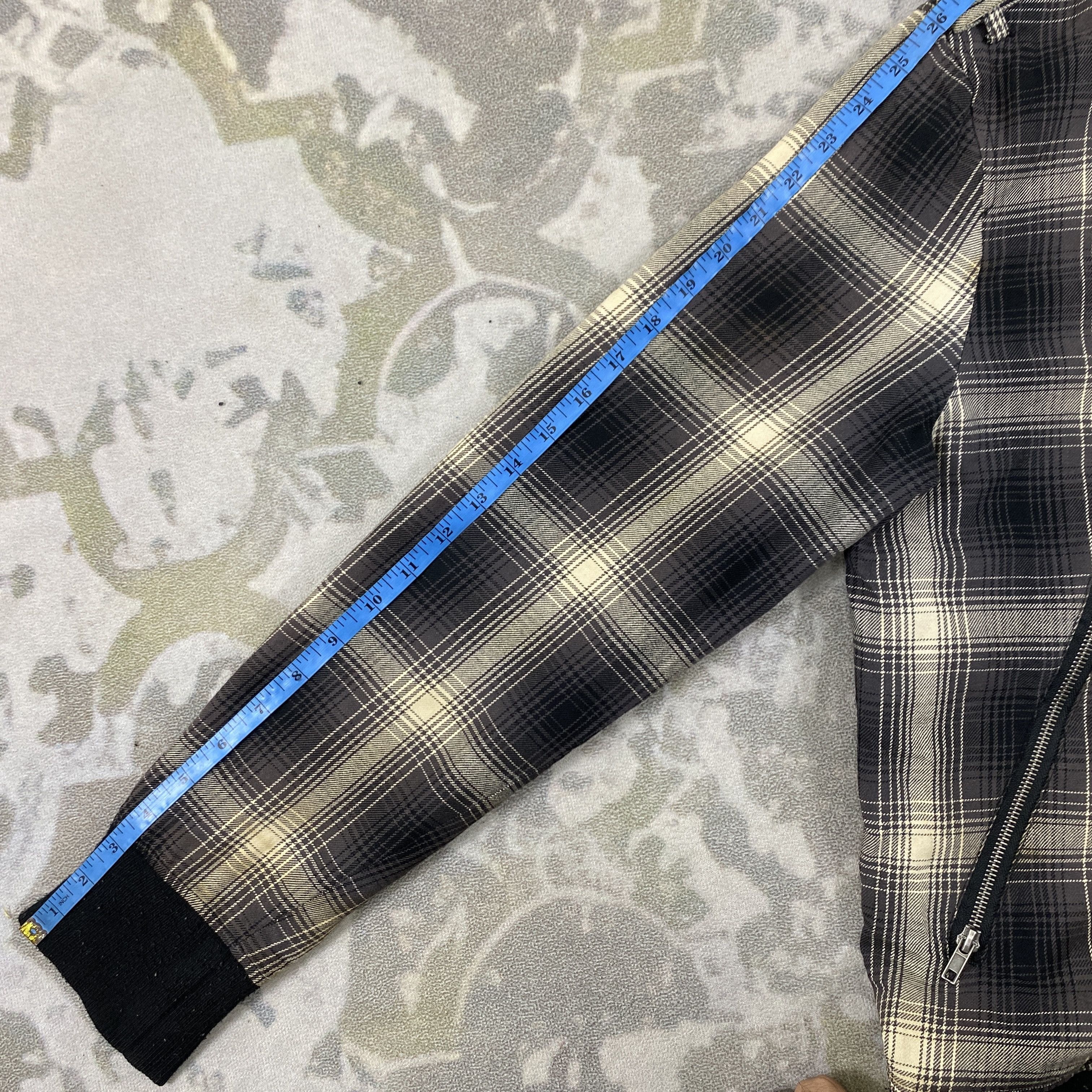Japanese Brand Soveso Plaid Zipper Jacket- J432 Size US S / EU 44-46 / 1 - 6 Thumbnail