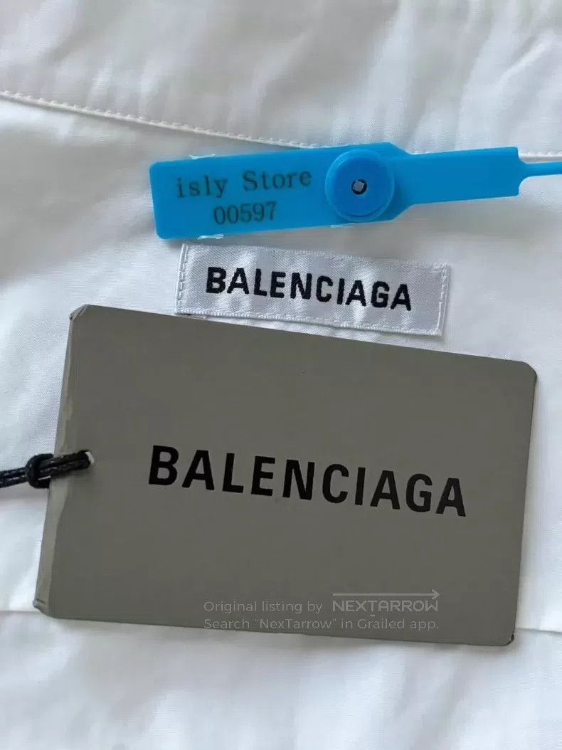 Balenciaga Balenciaga Cupid logo short sleeve shirt Size XXS / US 00 / IT 34 - 5 Thumbnail