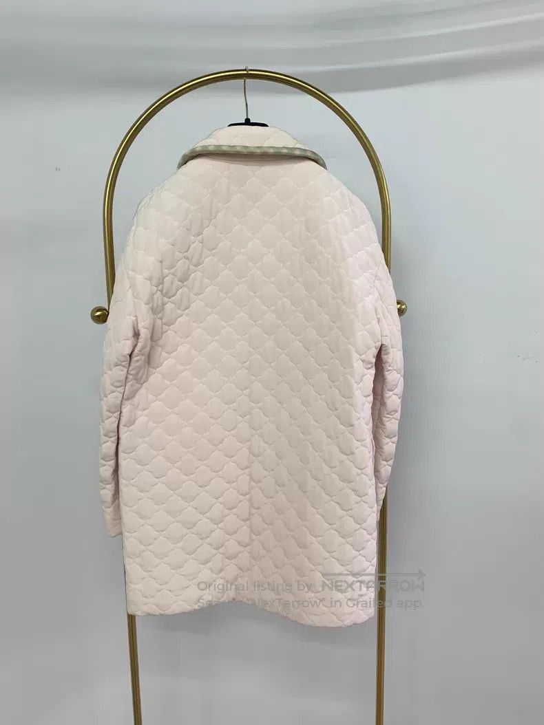 Fendi Fendi Pink Double-Breasted Cotton Jacket Size XXS / US 00 / IT 34 - 3 Thumbnail
