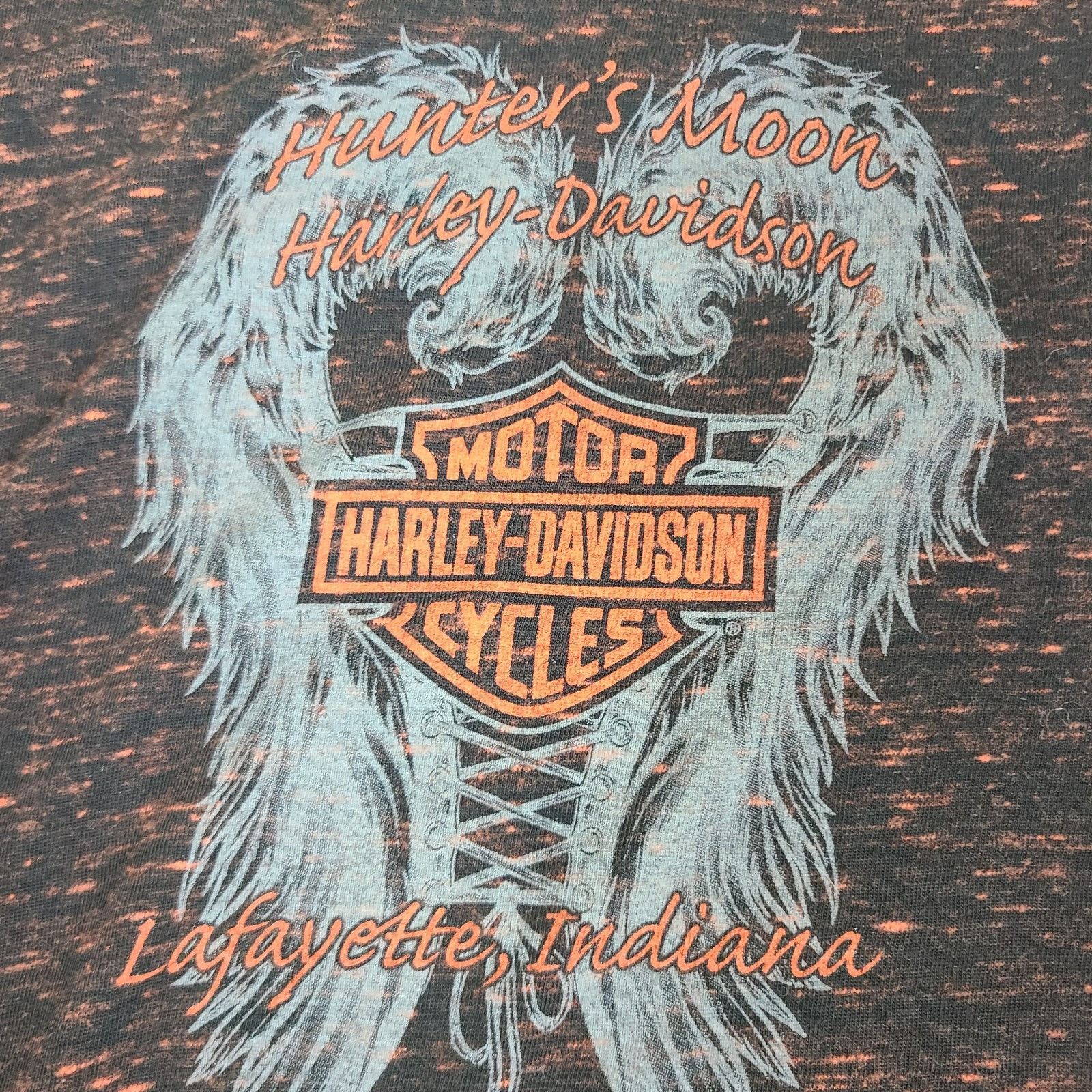 Harley Davidson Harley Davidson Short Sleeve T-Shirt Black/orange Washout Si Size XXL / US 16-18 / IT 52-54 - 9 Thumbnail