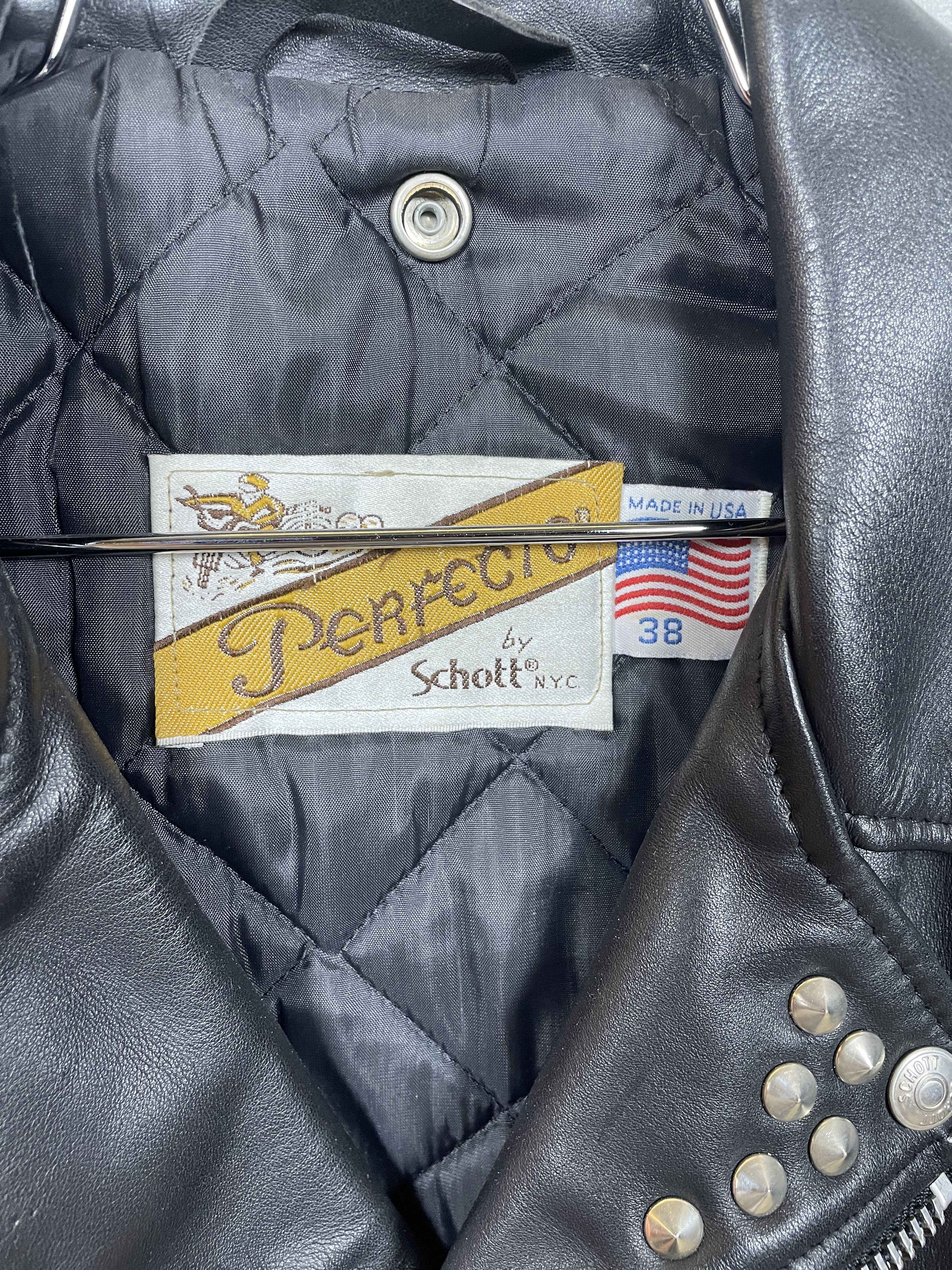 Schott Schott Perfecto 618 Double Leather Riders Jacket Size XS / US 0-2 / IT 36-38 - 3 Thumbnail