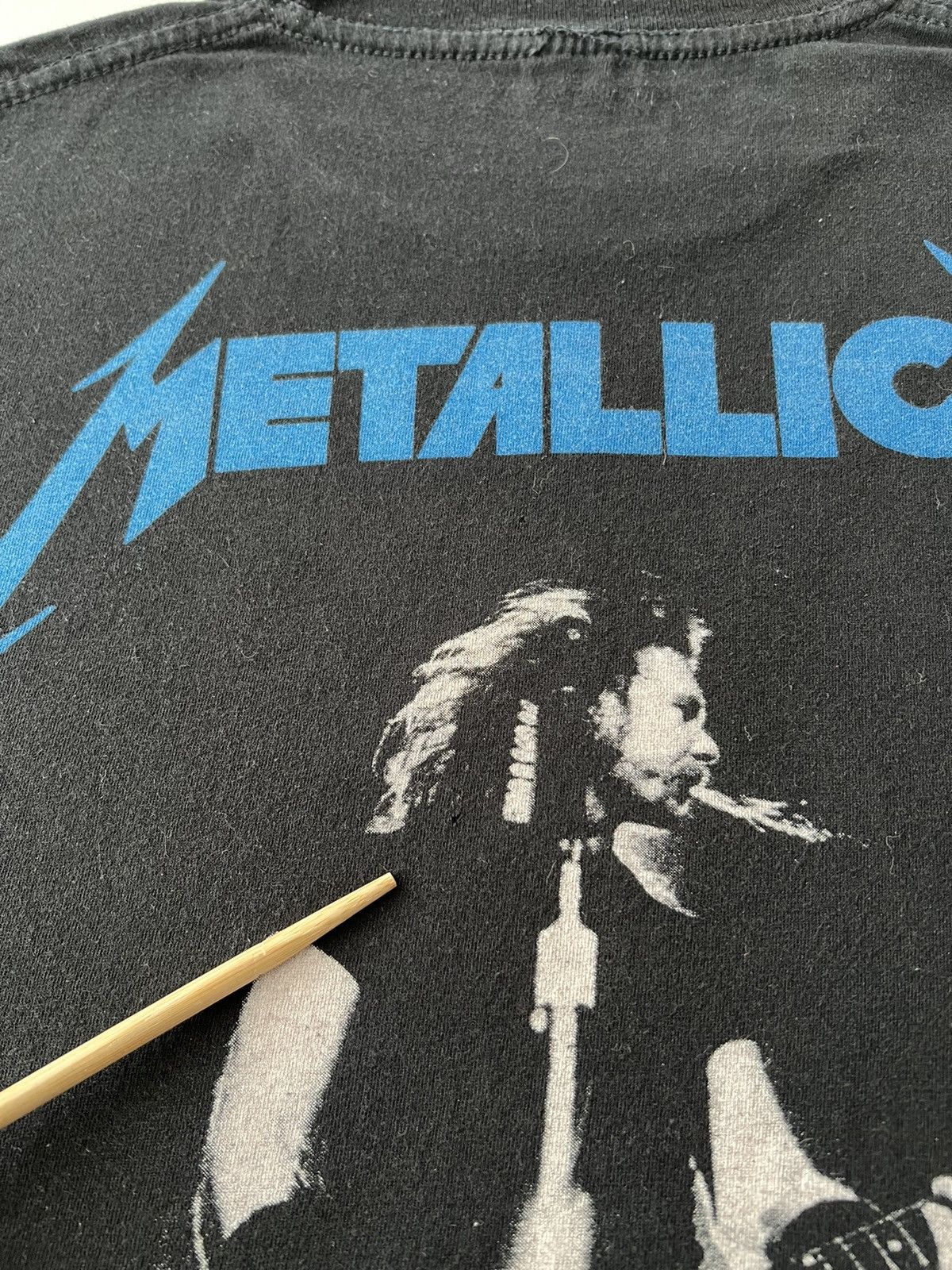 Band Tees Vintage 2000s Metallica Ride The Lightning Black T-shirt Size US L / EU 52-54 / 3 - 14 Thumbnail