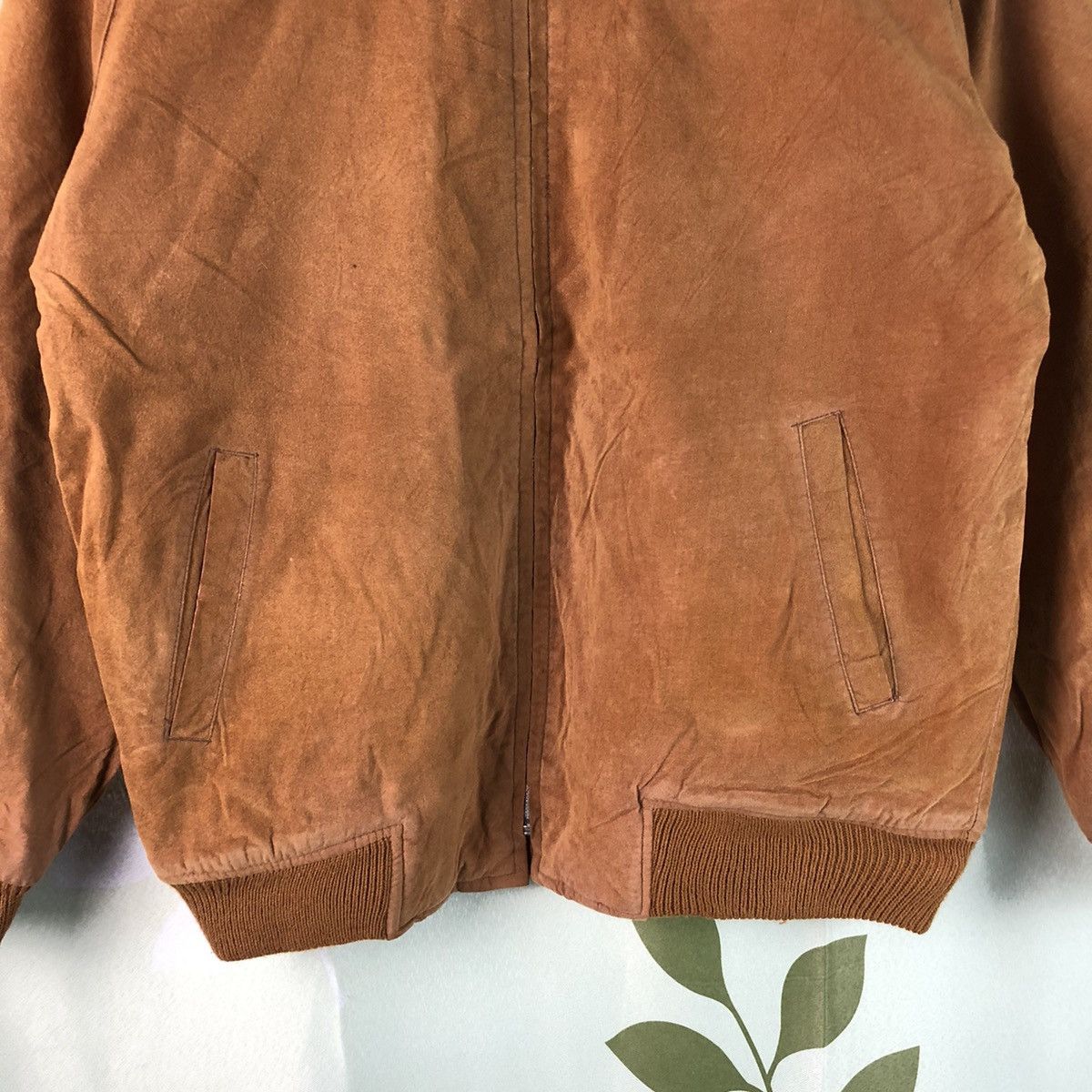 Japanese Brand × Vintage Japan vintage Brown Bombers Jacket #7452 Size US S / EU 44-46 / 1 - 6 Thumbnail