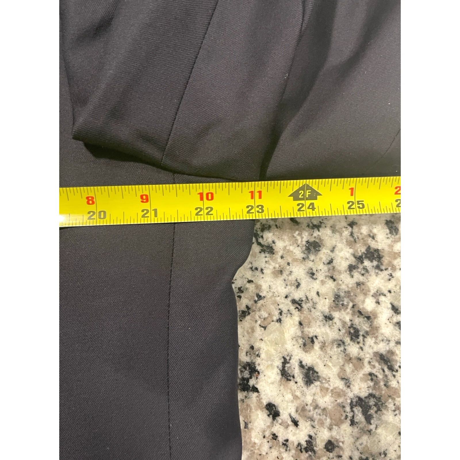Brooks Brothers Brooks Brothers Loro Piana Black Wool Sport Coat Blazer 46R Regular Fit Business Casual Mens Size 46R - 5 Thumbnail