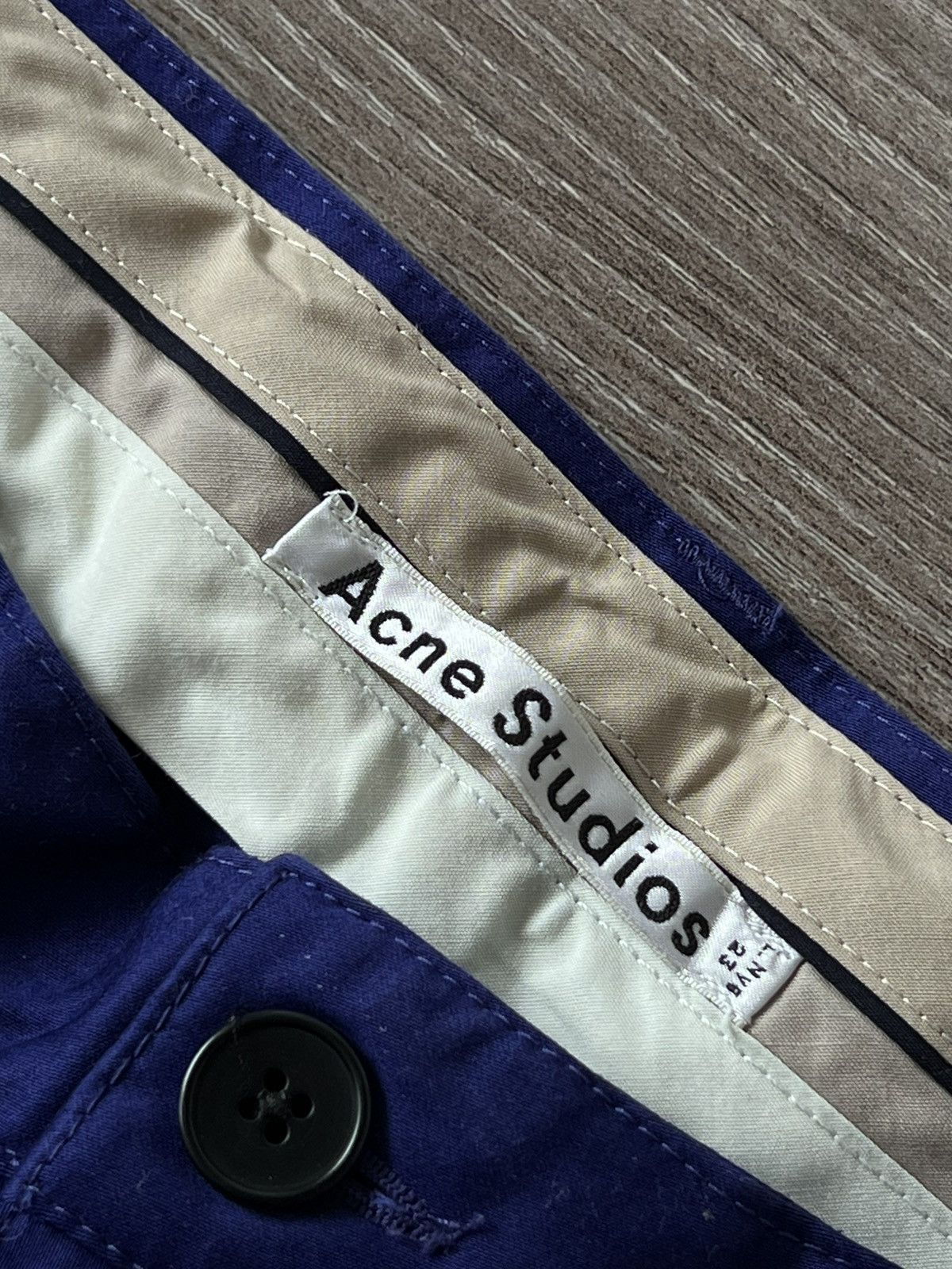 Acne Studios × Designer Archival Acne Studios Roc Satin Cotton Skinny Pants Size US 34 / EU 50 - 7 Thumbnail