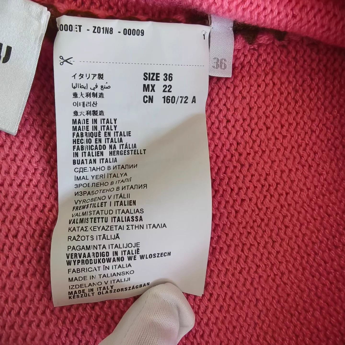 Miu Miu Miu Miu Pink Sweater 36 99 Size XS / US 0-2 / IT 36-38 - 4 Thumbnail