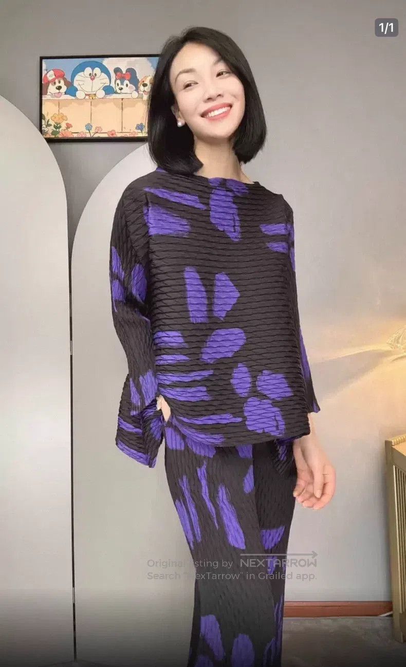 Issey Miyake Issey Miyake Large Fish-Scale Knit Top Size M / US 6-8 / IT 42-44 - 1 Thumbnail