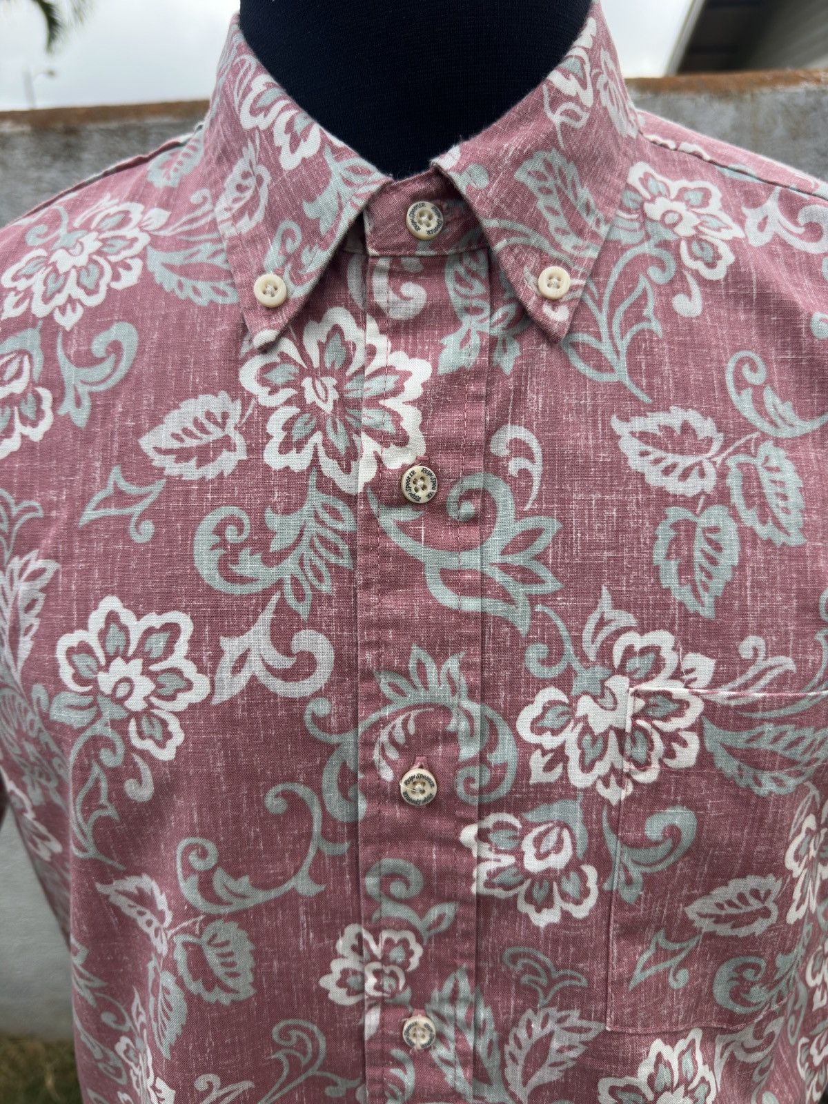 Reyn Spooner PreOwned Reyn Spooner Hawaiian Shirt Pink Men's M Size US M / EU 48-50 / 2 - 3 Thumbnail