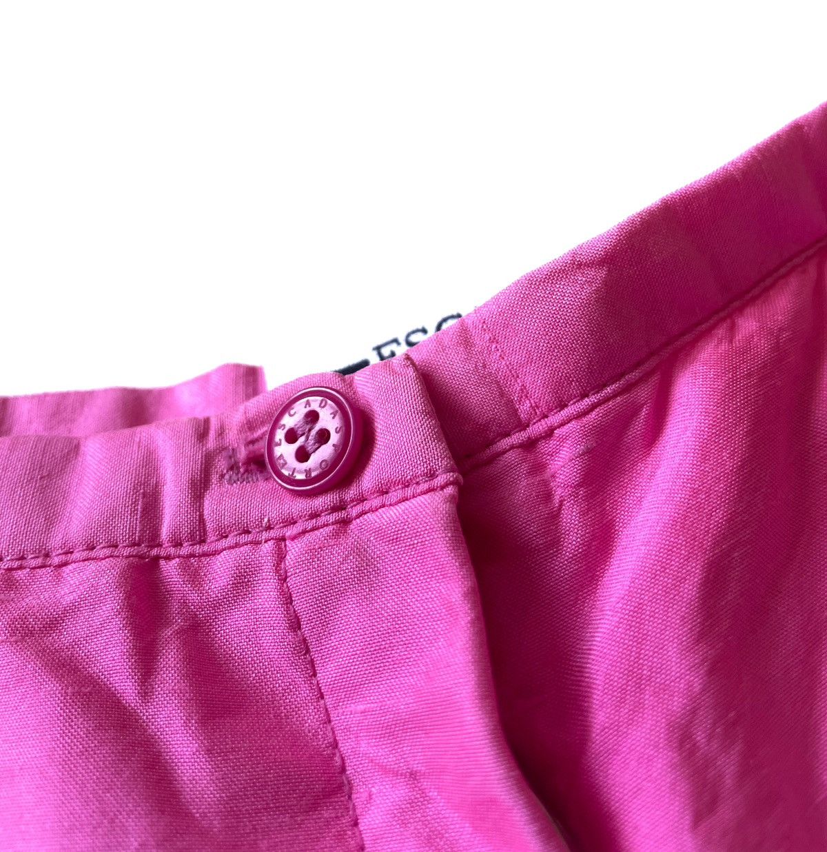 Escada × Escada Sport × Vintage ESCADA Sport Silk Pink Classic Pants Size 34/M Luxury Style Size 27" / US 4 / IT 40 - 7 Thumbnail