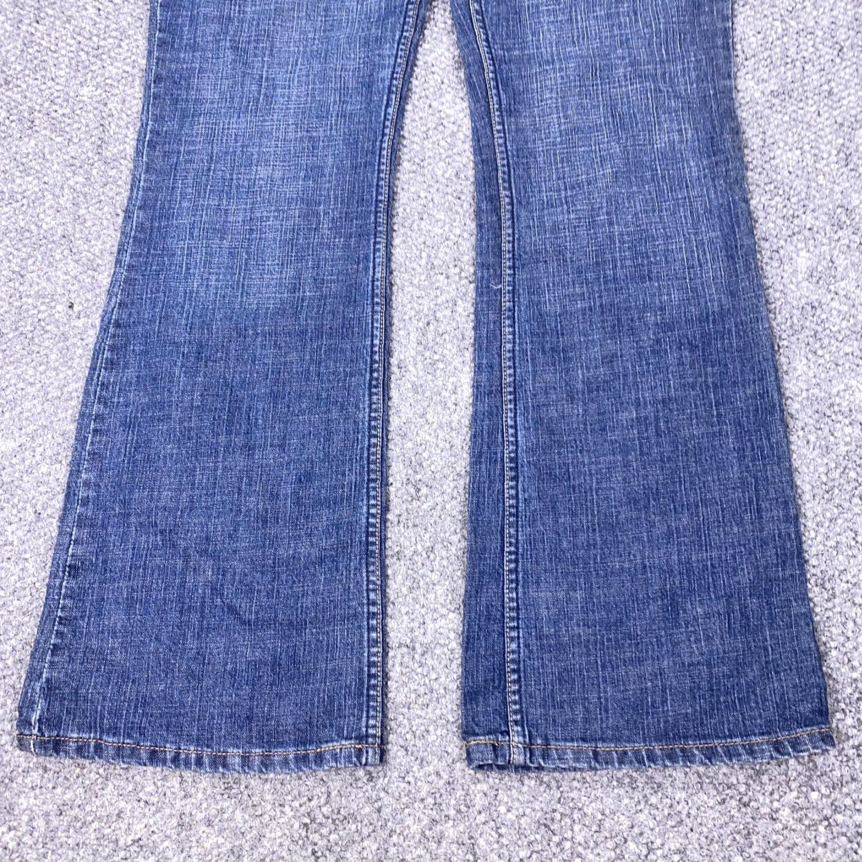 Vintage Signature Levi Strauss Jeans Women 14 Long Blue Low Rise Bootcut Stretch Denim Size 36" / US 14 / IT 50 - 5 Thumbnail