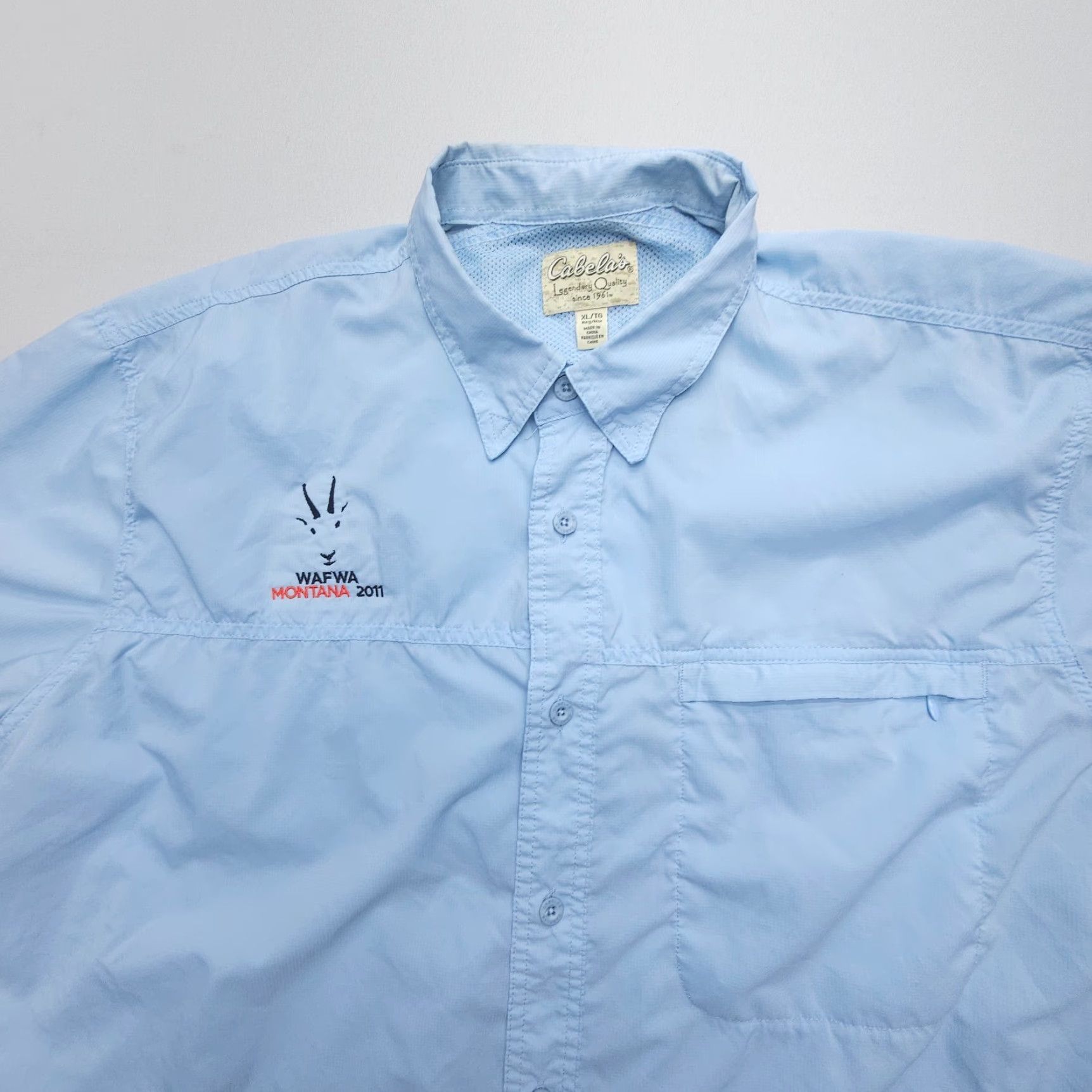 Vintage Cabelas Shirt Mens XL Vented Button Down Fishing Long Sleeve Montana Hiking Size US XL / EU 56 / 4 - 7 Thumbnail