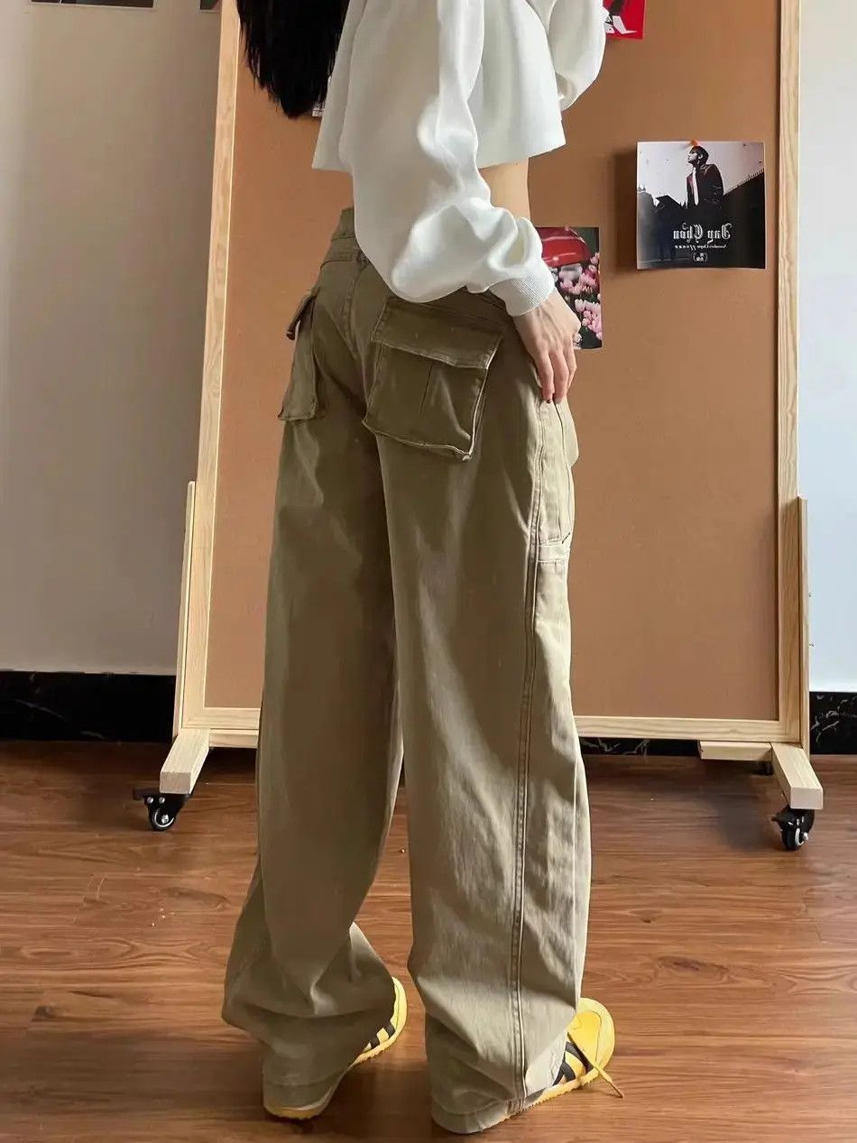 Japanese Brand Loose straight leg spliced jeans Size US 32 / EU 48 - 5 Thumbnail