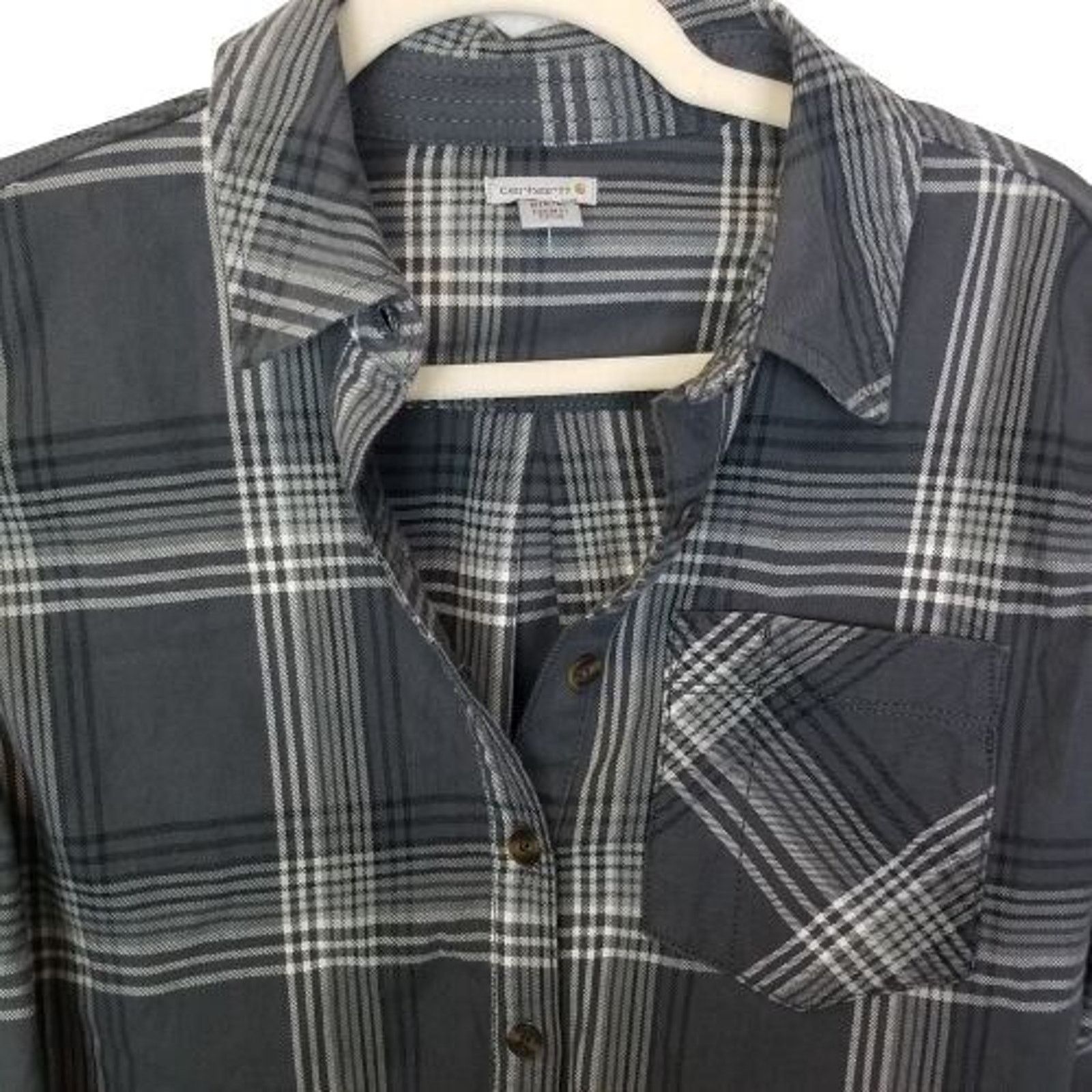 Carhartt Carhartt Womens Farwell Flannel Shirt Plaid Size S Gorpcore Size S / US 4 / IT 40 - 3 Thumbnail