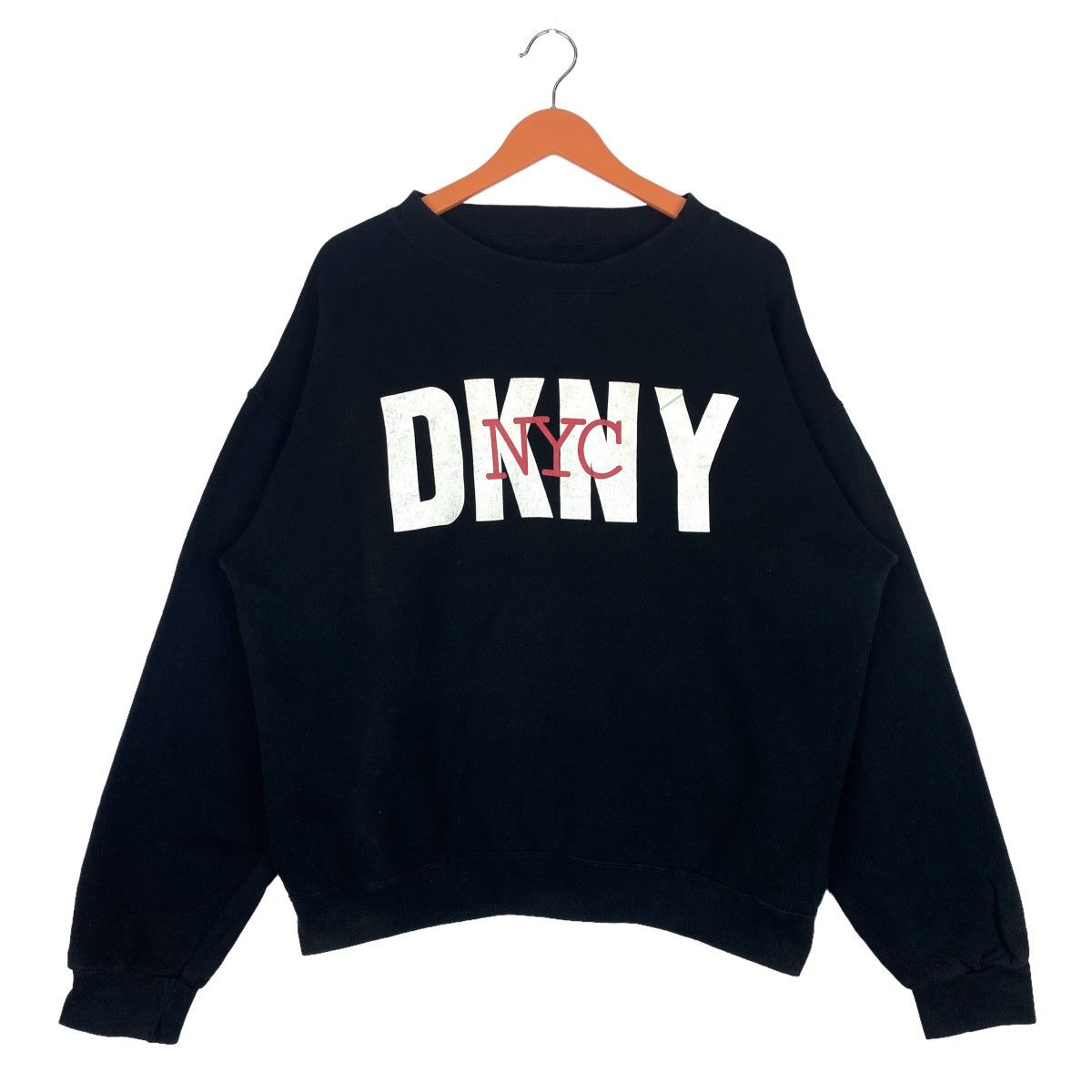 DKNY DKNY NYC Sweatshirt Black Crewneck Pullover Jumper Size US XXL / EU 58 / 5 - 1 Thumbnail