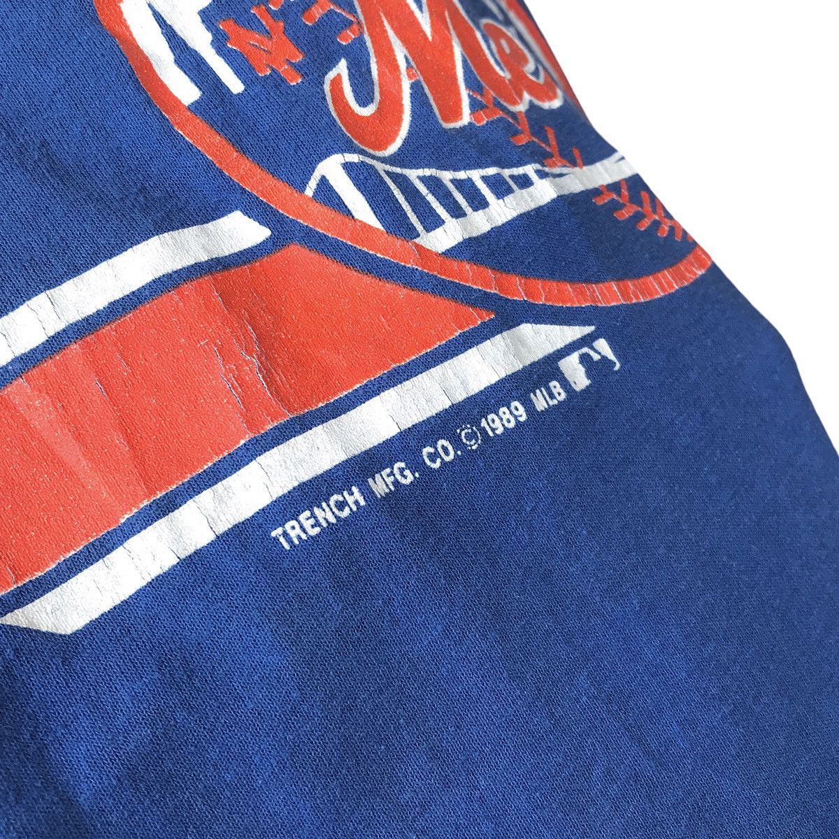 MLB × Vintage New York Mets MLB Vintage 1989 Trench USA Baseball Tee Size US XL / EU 56 / 4 - 6 Thumbnail