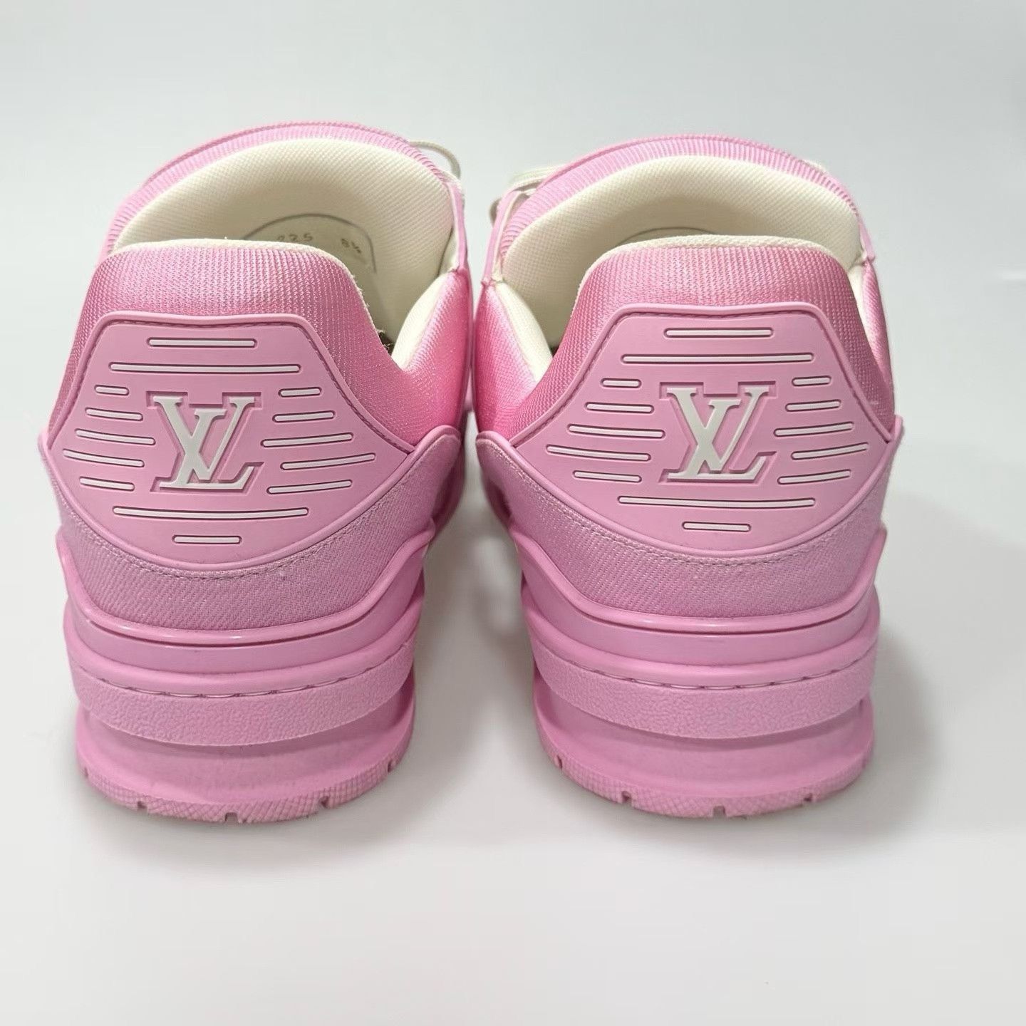 Louis Vuitton LV Trainer Pink Denim Original Box Size US 9.5 / EU 42-43 - 5 Thumbnail
