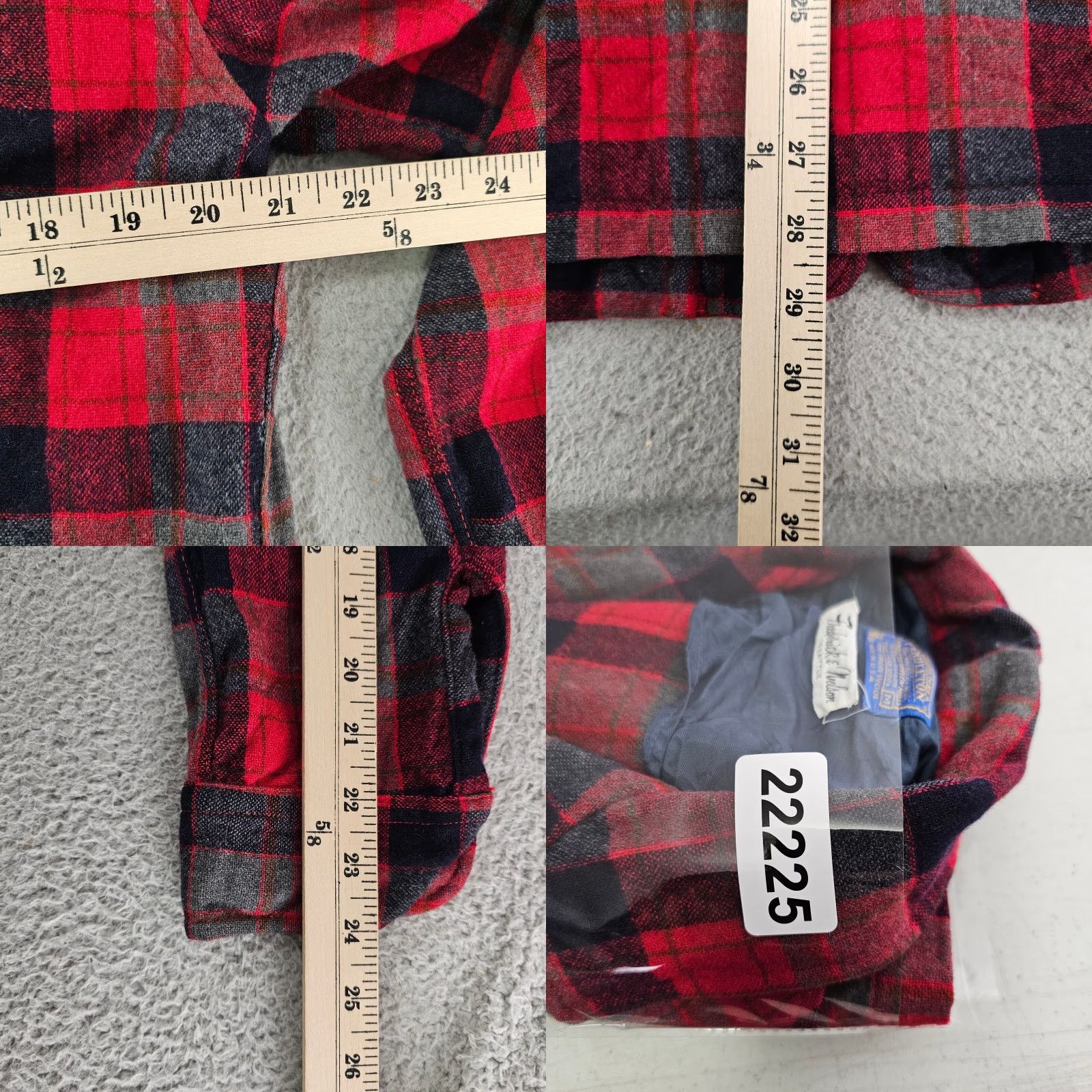 Pendleton Pendleton Shacket Men's M Plaid Wool Flannel 90s Vintage Red Button Casual Workwear 90s Mens Size US M / EU 48-50 / 2 - 9 Thumbnail